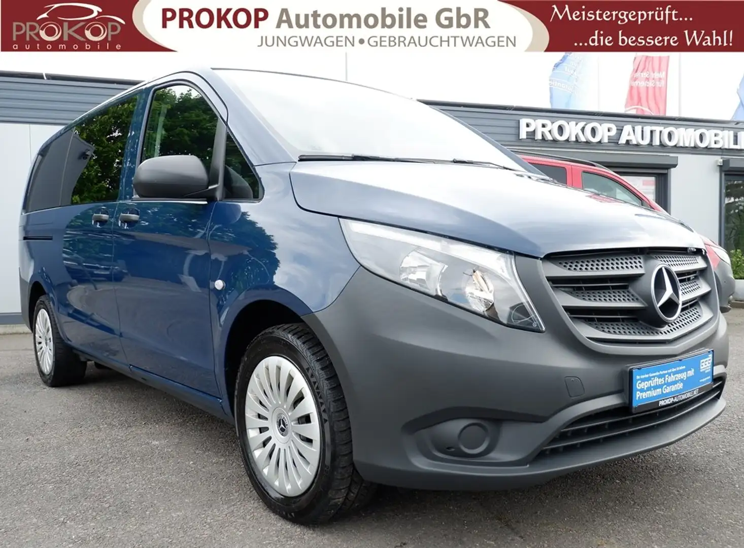Mercedes-Benz Vito Tourer 114 CDI Pro lang Kamera Navi Sitzhzg. DAB Bleu - 2