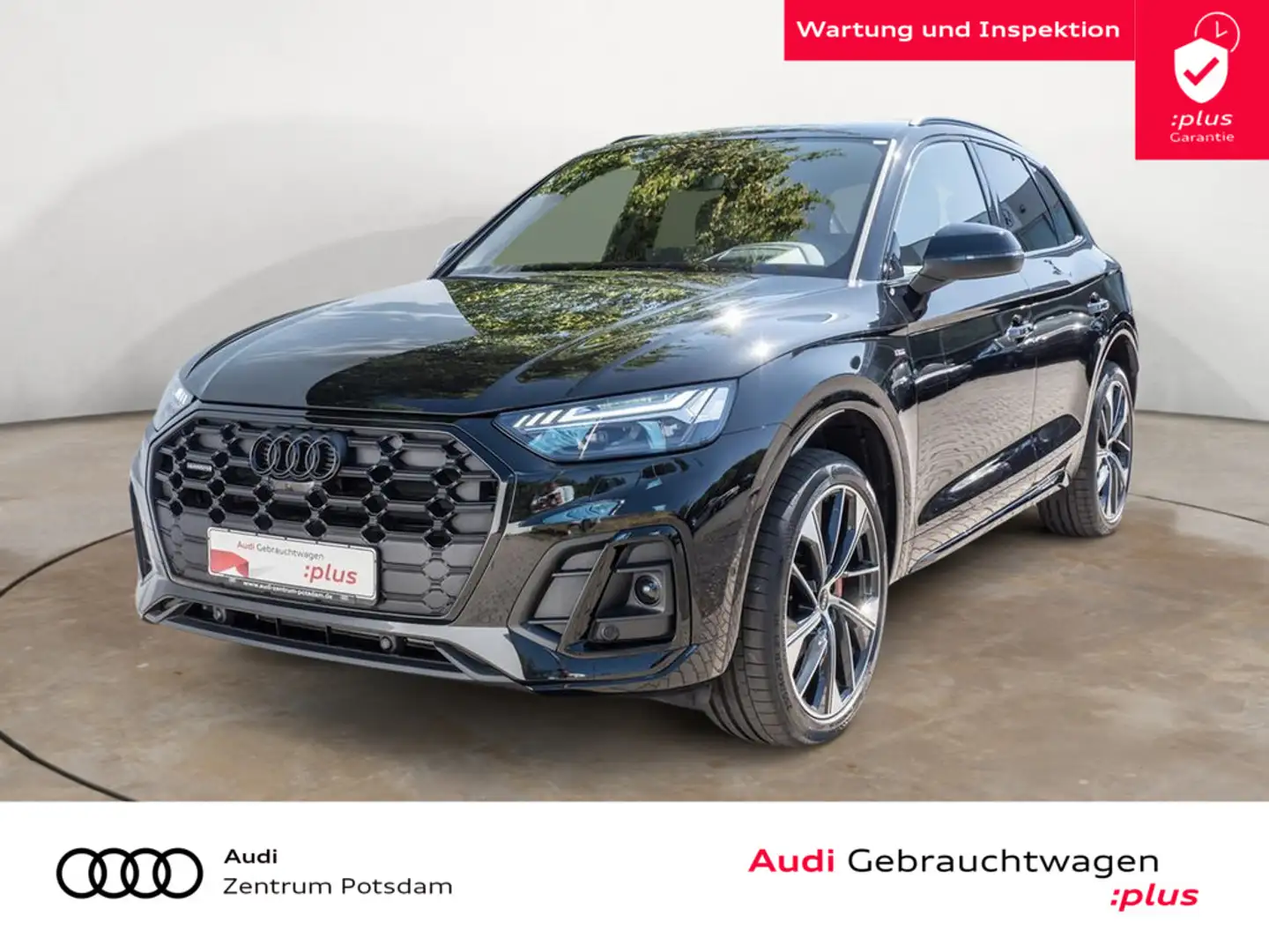 Audi Q5 45TFSI quattro S line MATRIX NAVI AHK B&O Schwarz - 1