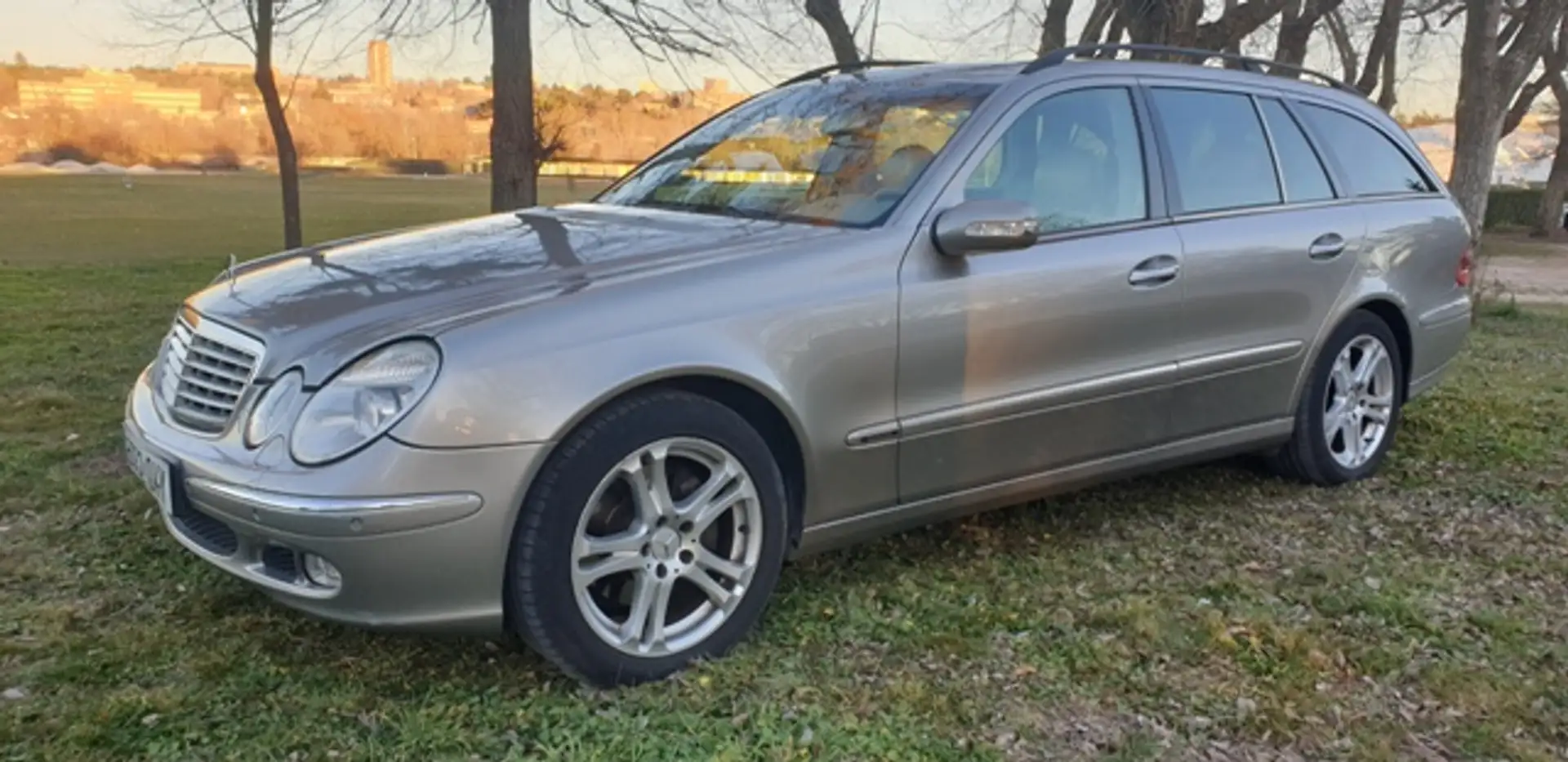Mercedes-Benz E 320 Familiar CDI Aut. Plateado - 1