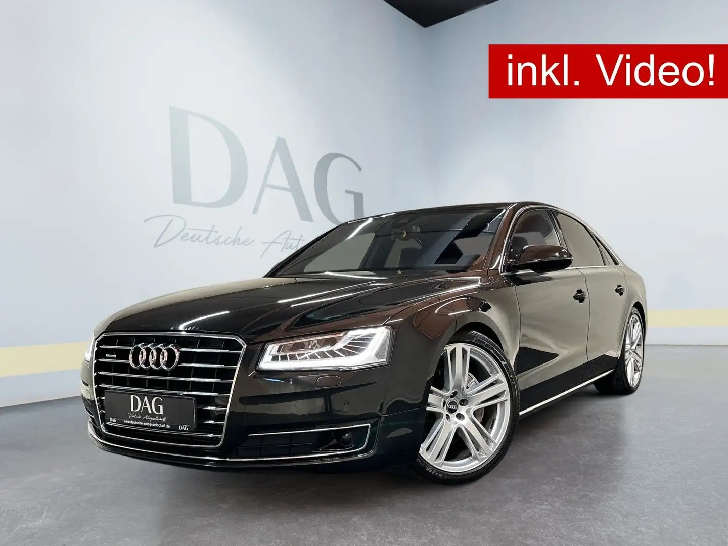 Audi A8 3.0 TDI quattro +LED+STANDHZ+ACC+TOTW+4x SHZ+ Negru - 1
