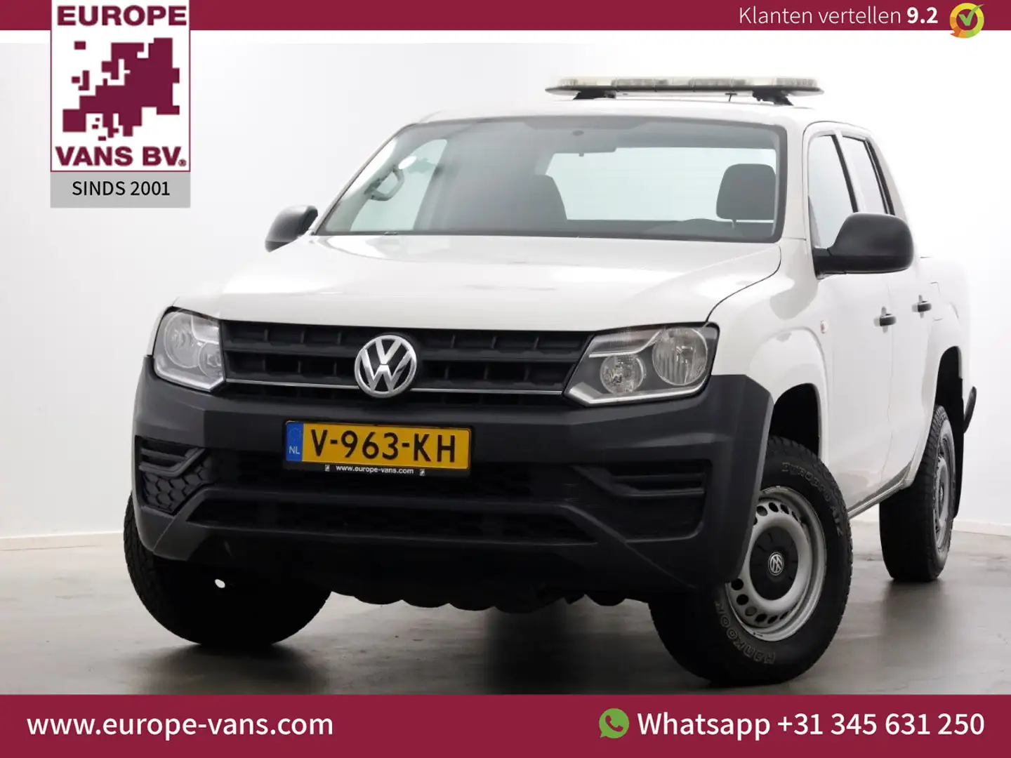 Volkswagen Amarok 3.0 TDI V6 163pk 4Motion 4X4+Sperdiff. Plus Cab Tr Wit - 1