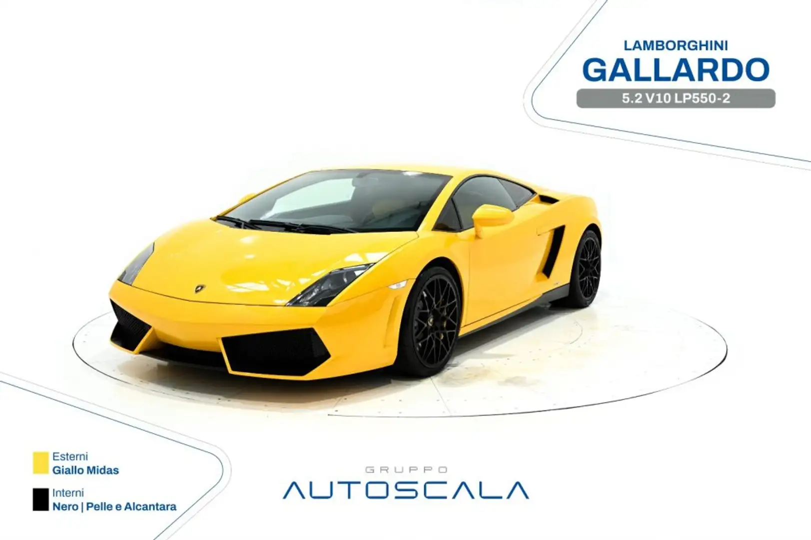 Lamborghini Gallardo 5.2 V10 LP550-2 Żółty - 1