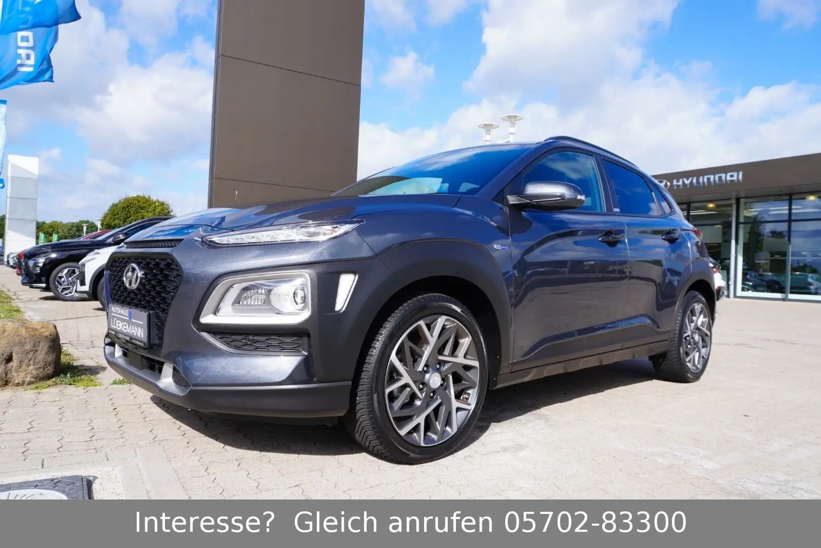Hyundai KONA 1.6 GDi Hybrid Advantage + *LED/NAVI/18"* Gris - 1