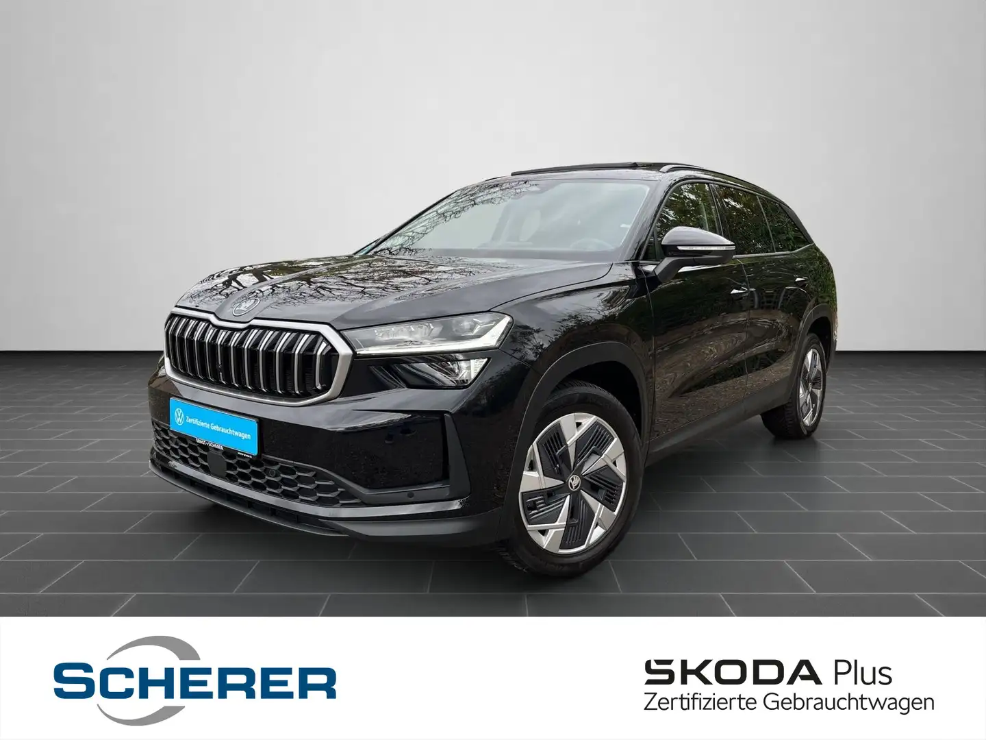 Skoda Kodiaq 2.0 TDI 4x4 DSG Selection LED+ACC+HuD+Pan Schwarz - 1