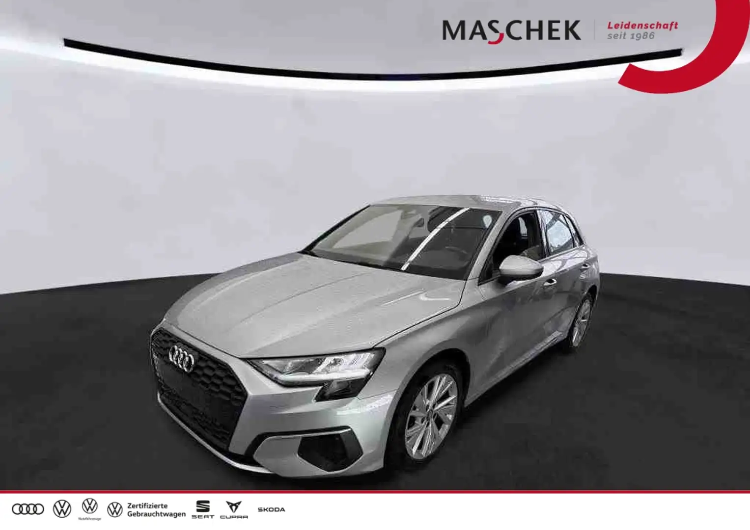 Audi A3 Sportback 35 TFSI S tronic Navi Sitzh LED ACC PDC Silber - 1