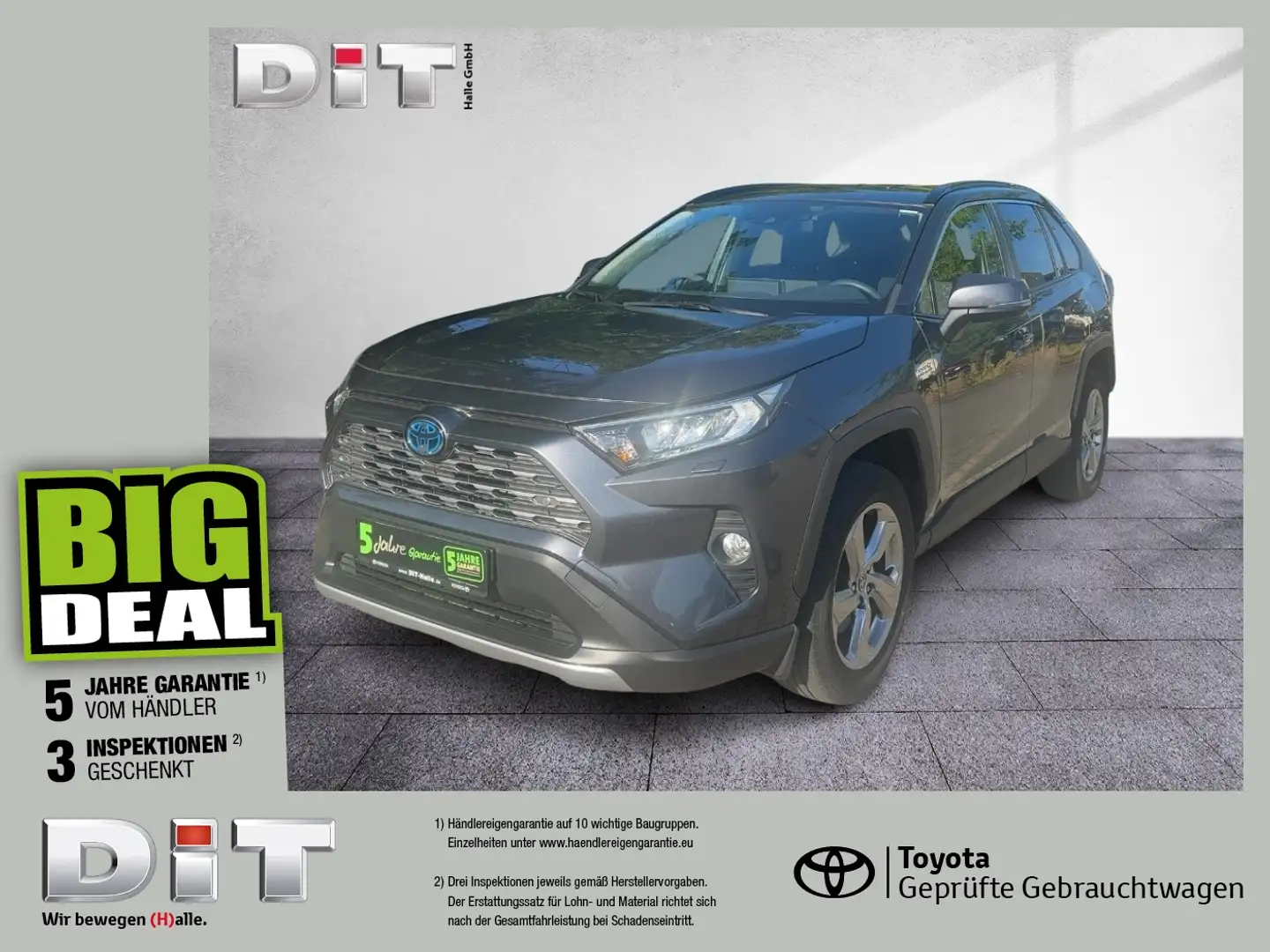 Toyota RAV 4 RAV4 2.5 D Team Deutschland Klima Kamera Sitzhzg Gris - 1