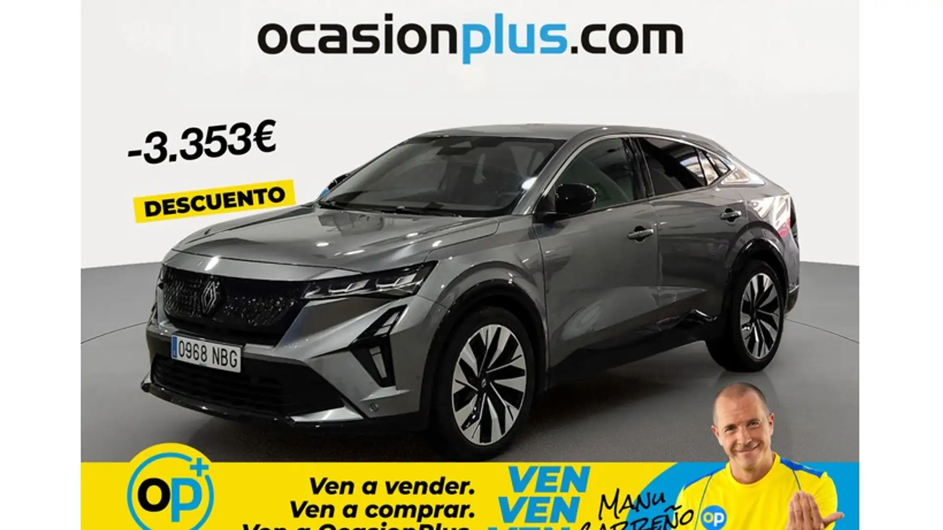 Renault Rafale 1.2 E-Tech Híbrido Techno 147kW Gris - 1