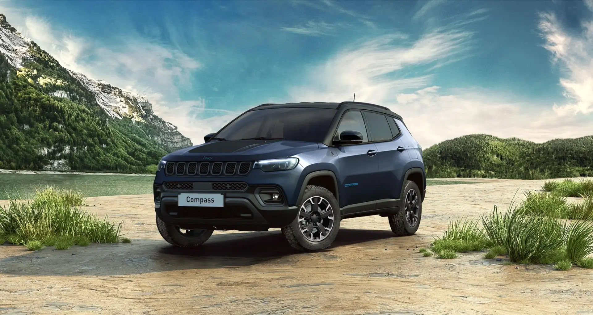 Jeep Compass Limited PHEV 190ch Bleu - 1