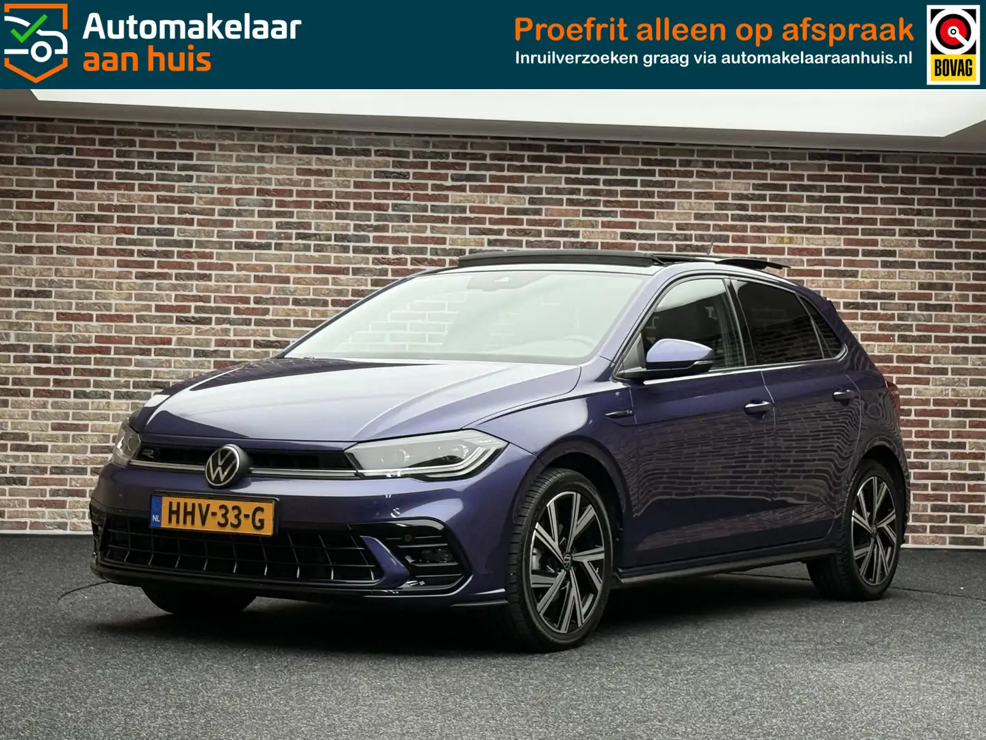 Volkswagen Polo 1.0 TSI R-Line Virtual Panorama Camera Automaat Paars - 1