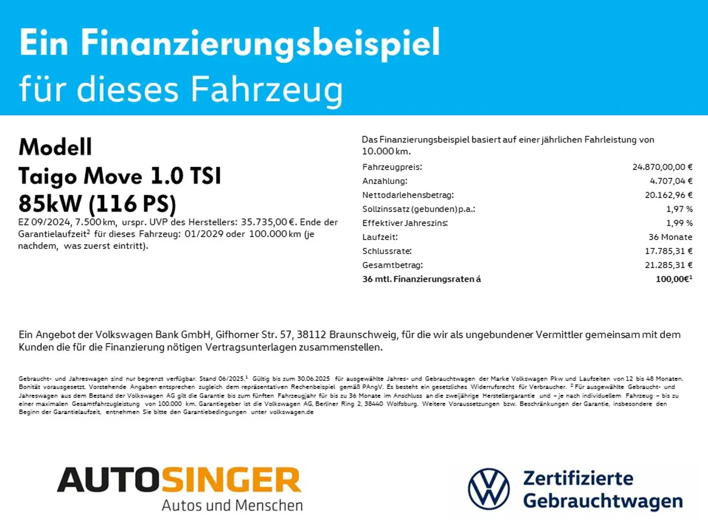 Volkswagen Taigo Move 1.0 TSI DSG *PANO*IQ-L*AHK*PDC*SHZ* Verde - 2