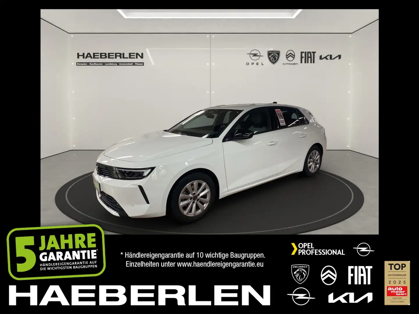Opel Astra L 1.2 Turbo Enjoy LED*KAMERA*PDC*Sitzh* Weiß - 1
