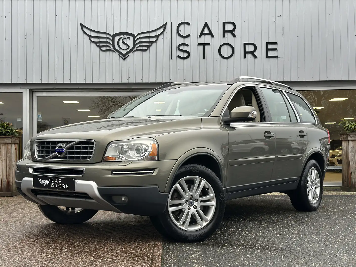 Volvo XC90 2.4 D3 FWD R-Design 7P|CRUISE|CLIMA|LEDER|TREKHAAK Groen - 1
