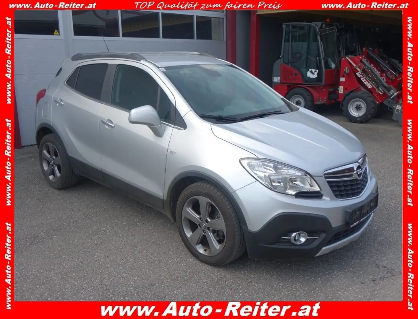 Opel Mokka 1,7 CDTI Ecotec Cosmo Aut. *TEILLEDER, TEMPOMAT... Silber - 1