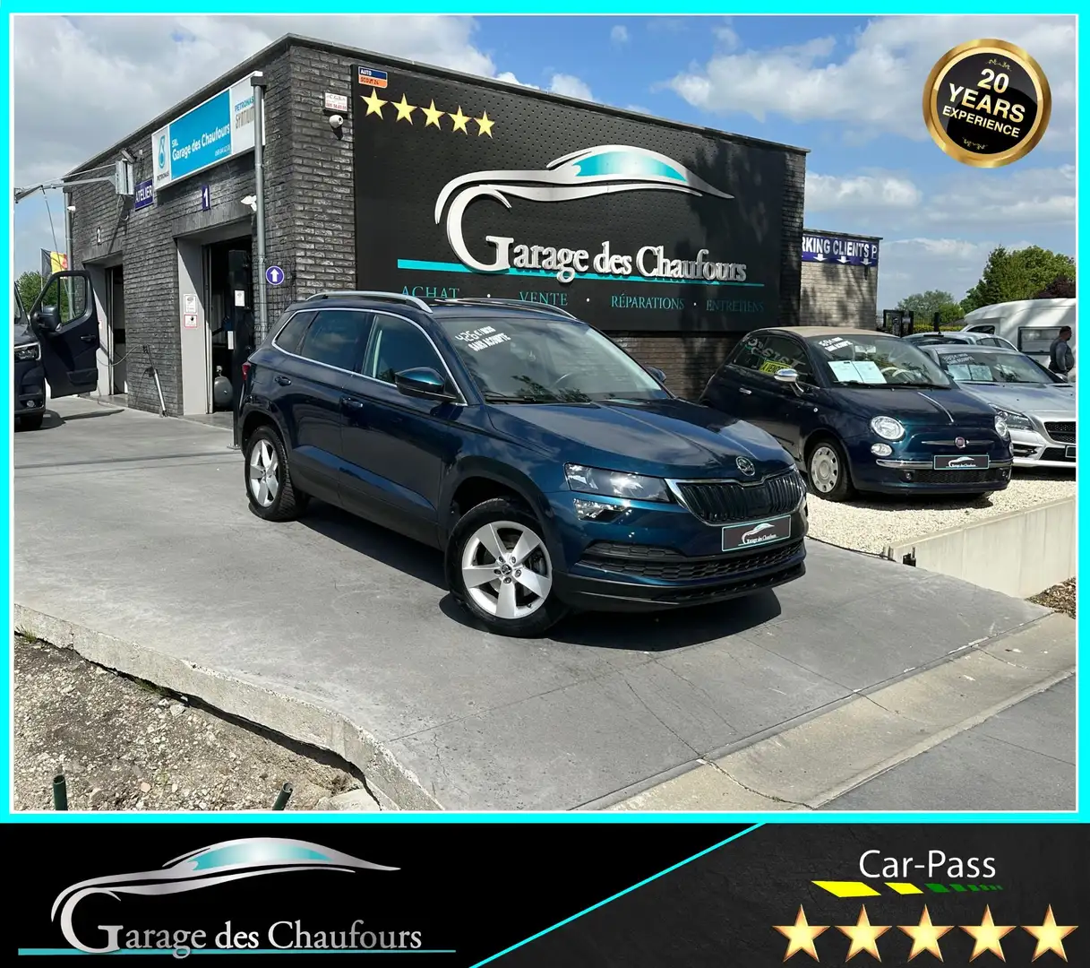 Skoda Karoq 2.0 TDi - ! 4x4 ! - DSG - CarPlay - Camera - Eu6d Azul - 1