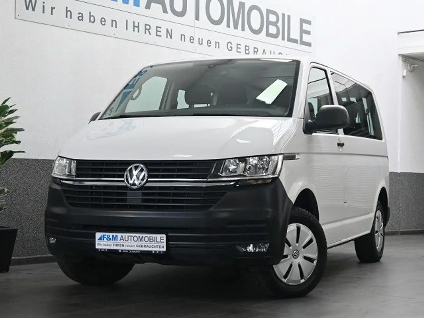 Volkswagen T6 Transporter T6.1  Transporter 2.0 TDI 9 Sitze Klima PDC Weiß - 2