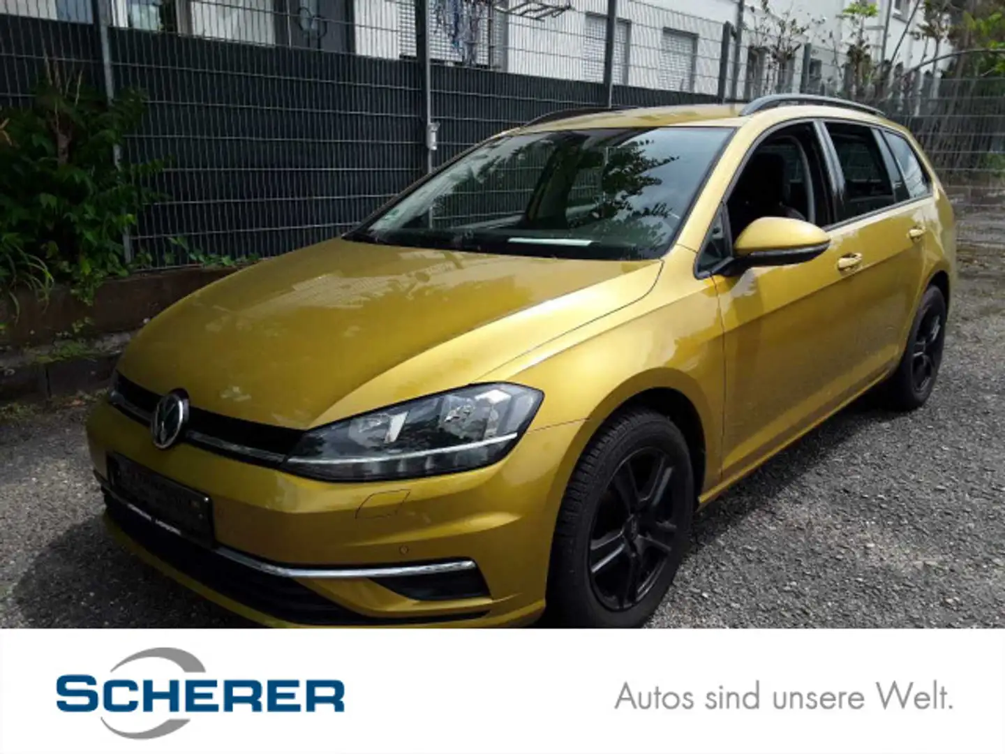 Volkswagen Golf Variant 1.6 TDI Comfortline ACC+Navi+Standh Gelb - 1