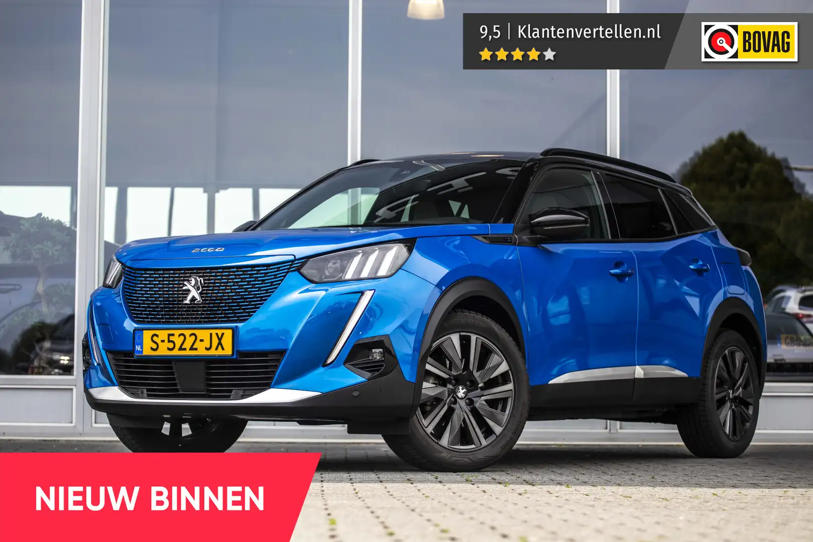 Peugeot e-2008 EV GT 50 kWh | Camera | Stoelverw. | Carplay Blu/Azzurro - 1