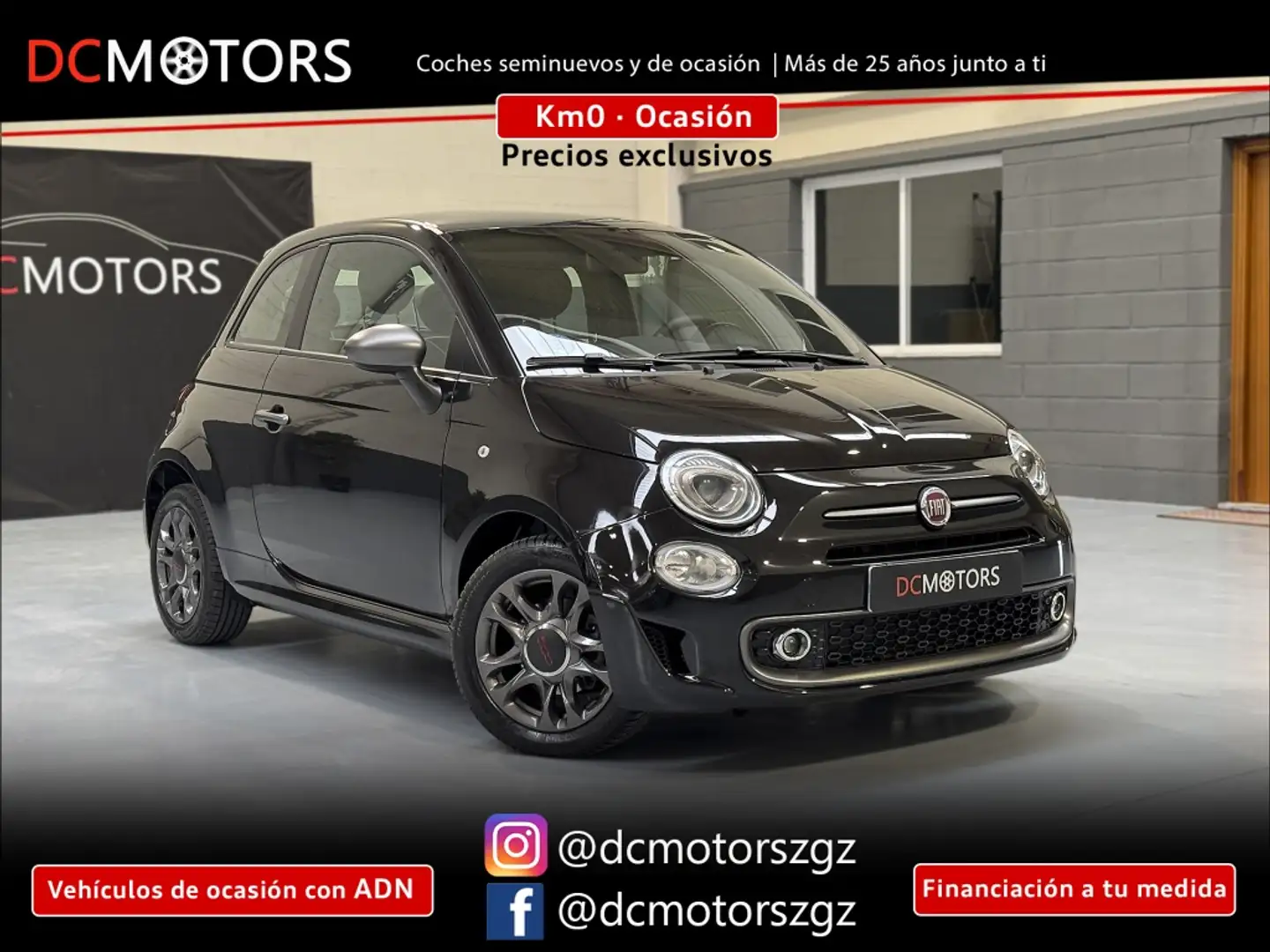 Fiat 500 1.0 GSE S Negro - 1