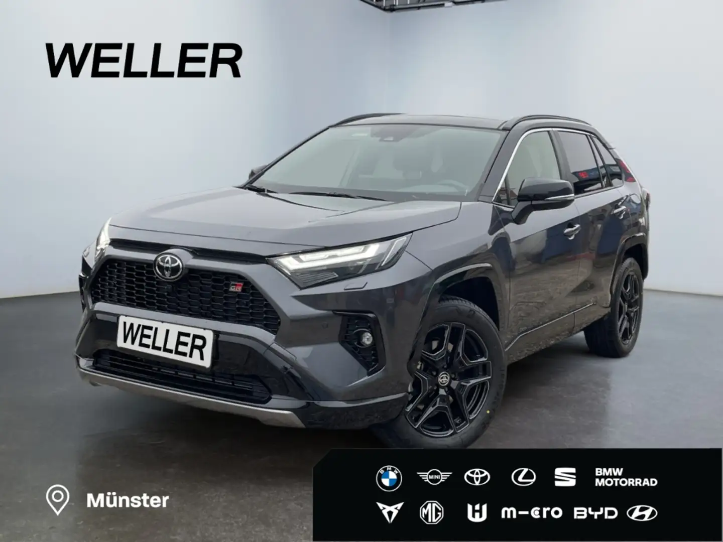 Toyota RAV 4 2.5 4x4 Hybrid GR SPORT *Pano*360°*JBL*ACC* Gris - 1