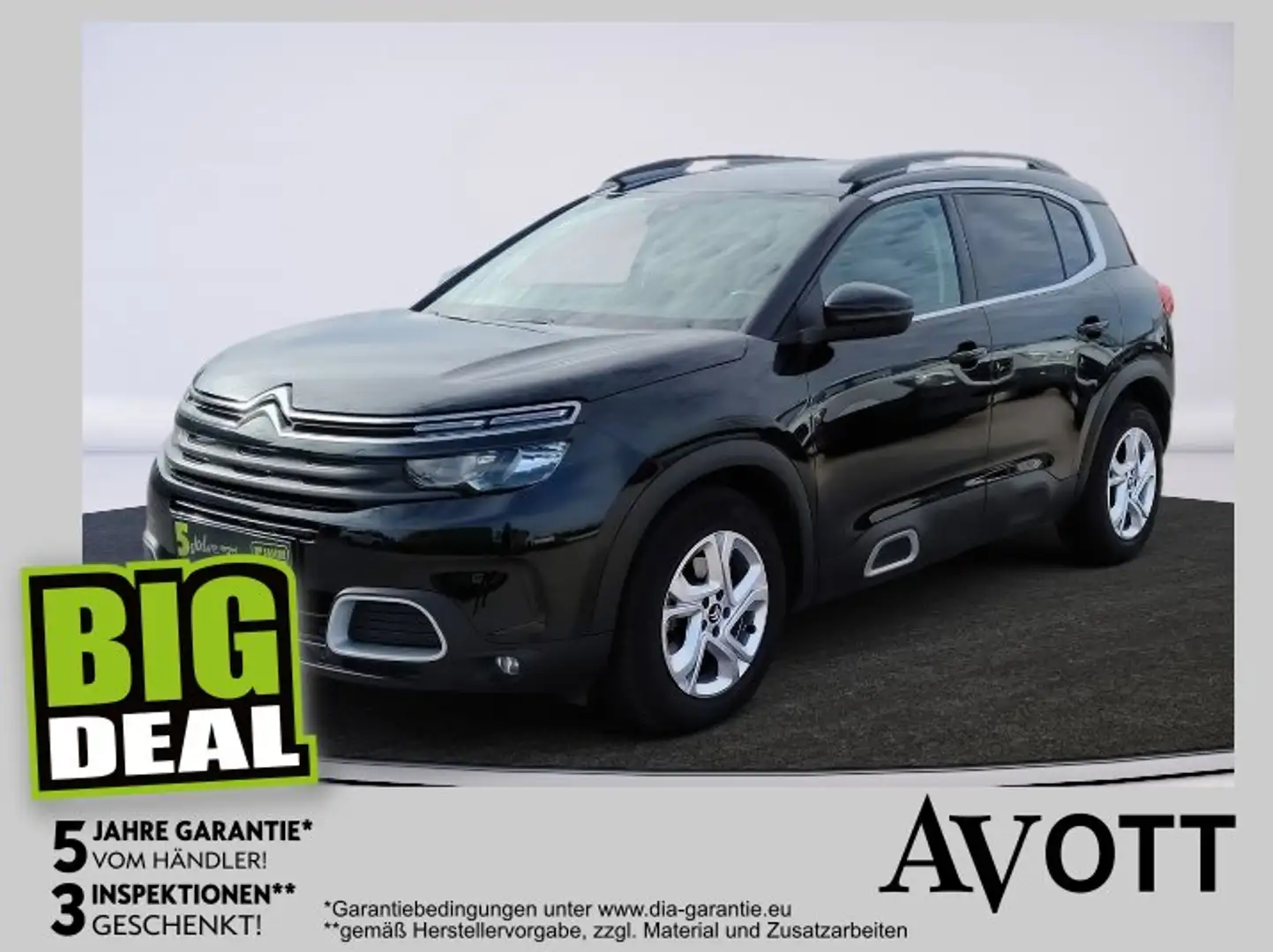 Citroen C5 Aircross 1.5 BHDi 130 Feel Klima 360 AUT Schwarz - 1