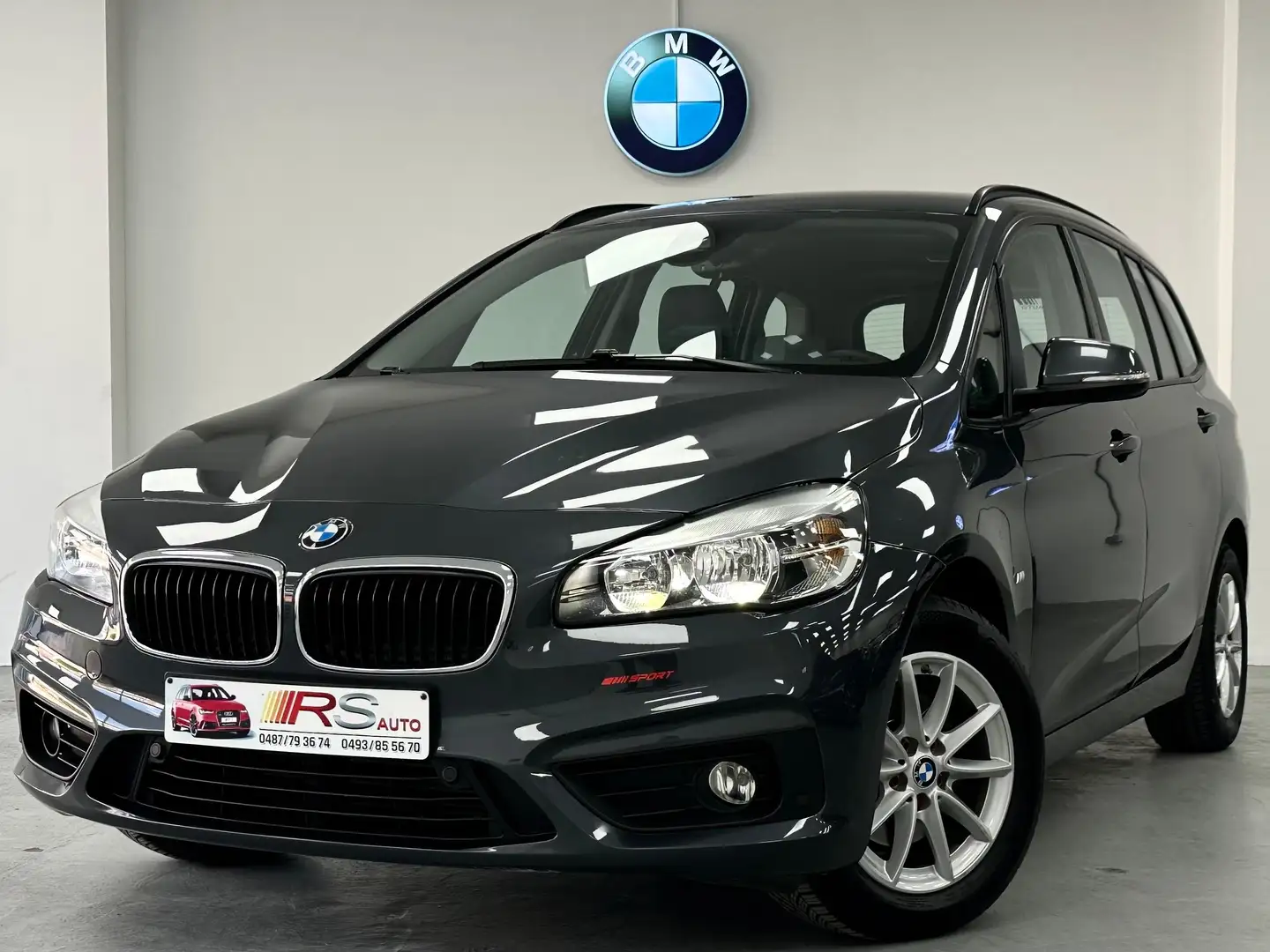 BMW 216 Gran Tourer d - GARANTIE 12 MOIS  -GPS-CUIR-CAMERA Gris - 1