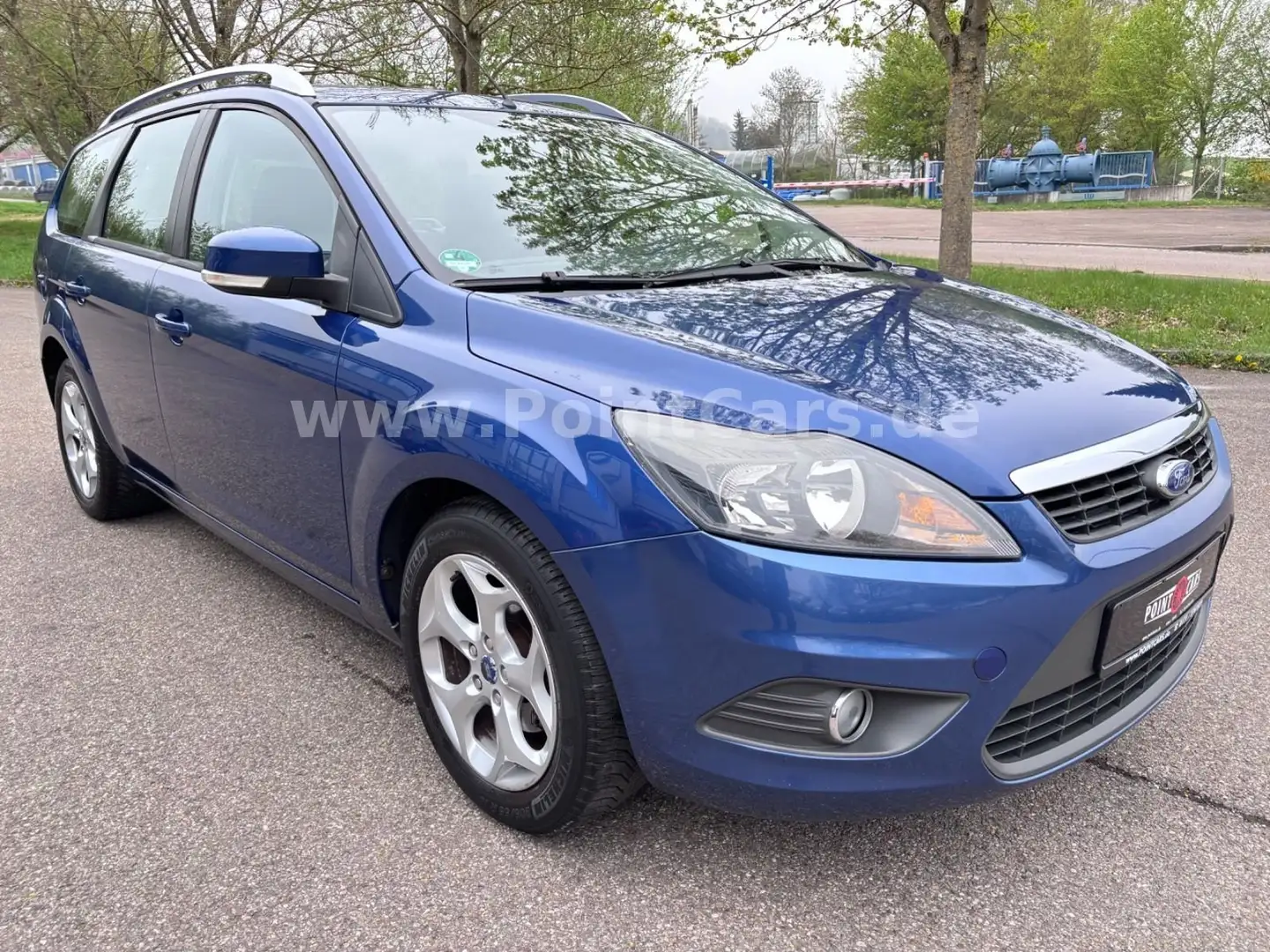 Ford Focus 1.6 TDCi Style +*NAVI-EURO 5-AHK* Bleu - 2