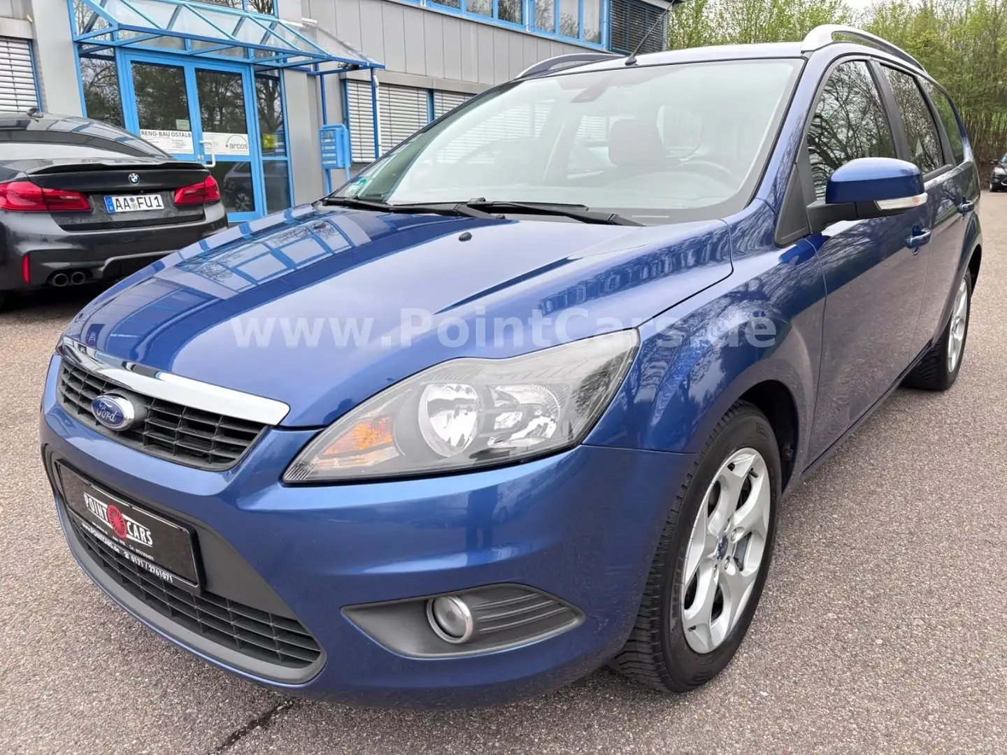 Ford Focus 1.6 TDCi Style +*NAVI-EURO 5-AHK* Bleu - 1