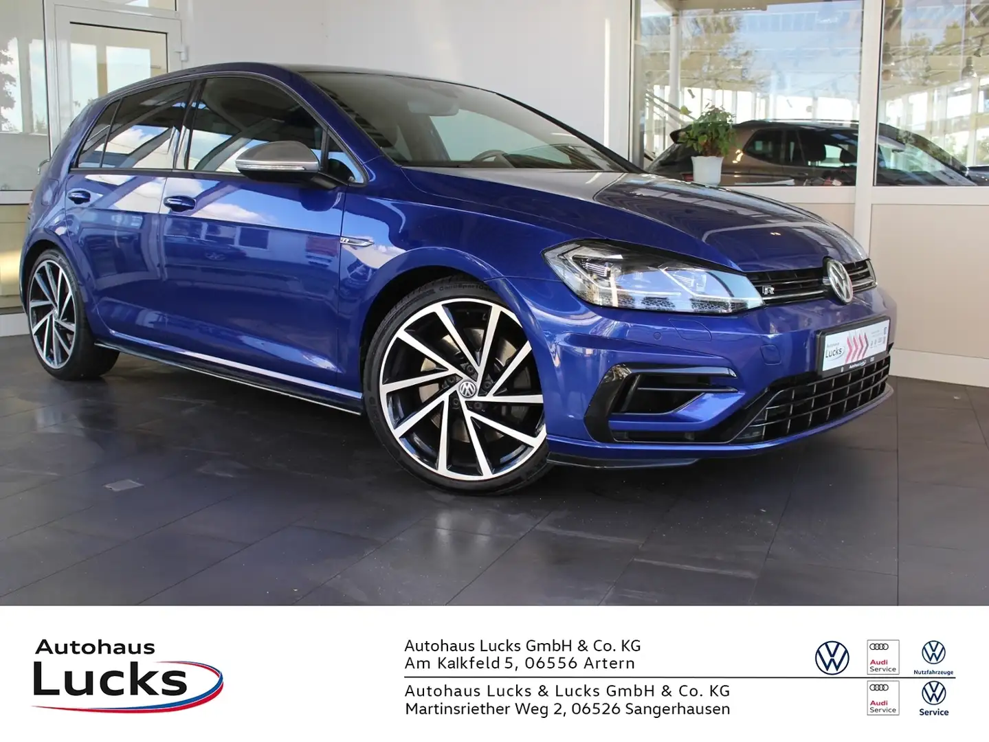 Volkswagen Golf VII R 2.0 228kW (310PS) 4Motion NAVI LEDER DCC Bleu - 1