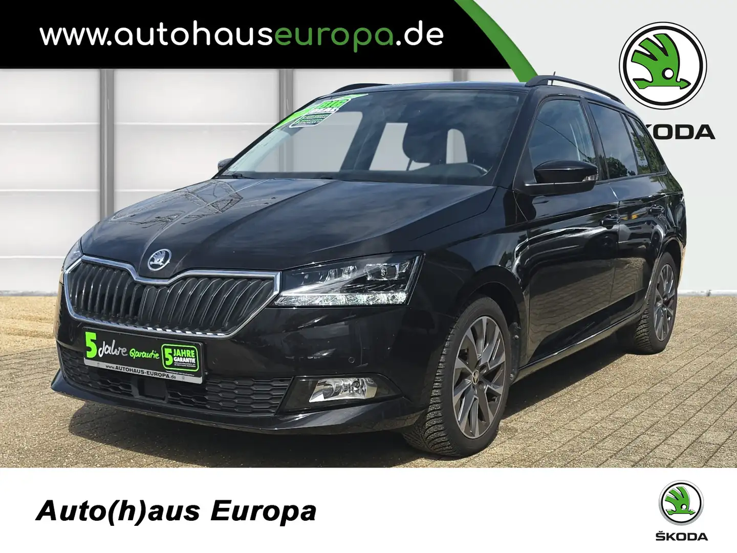 Skoda Fabia Combi 1.0 TSI DSG Best of ACC KlimaA Navi SHZ PDC Schwarz - 1