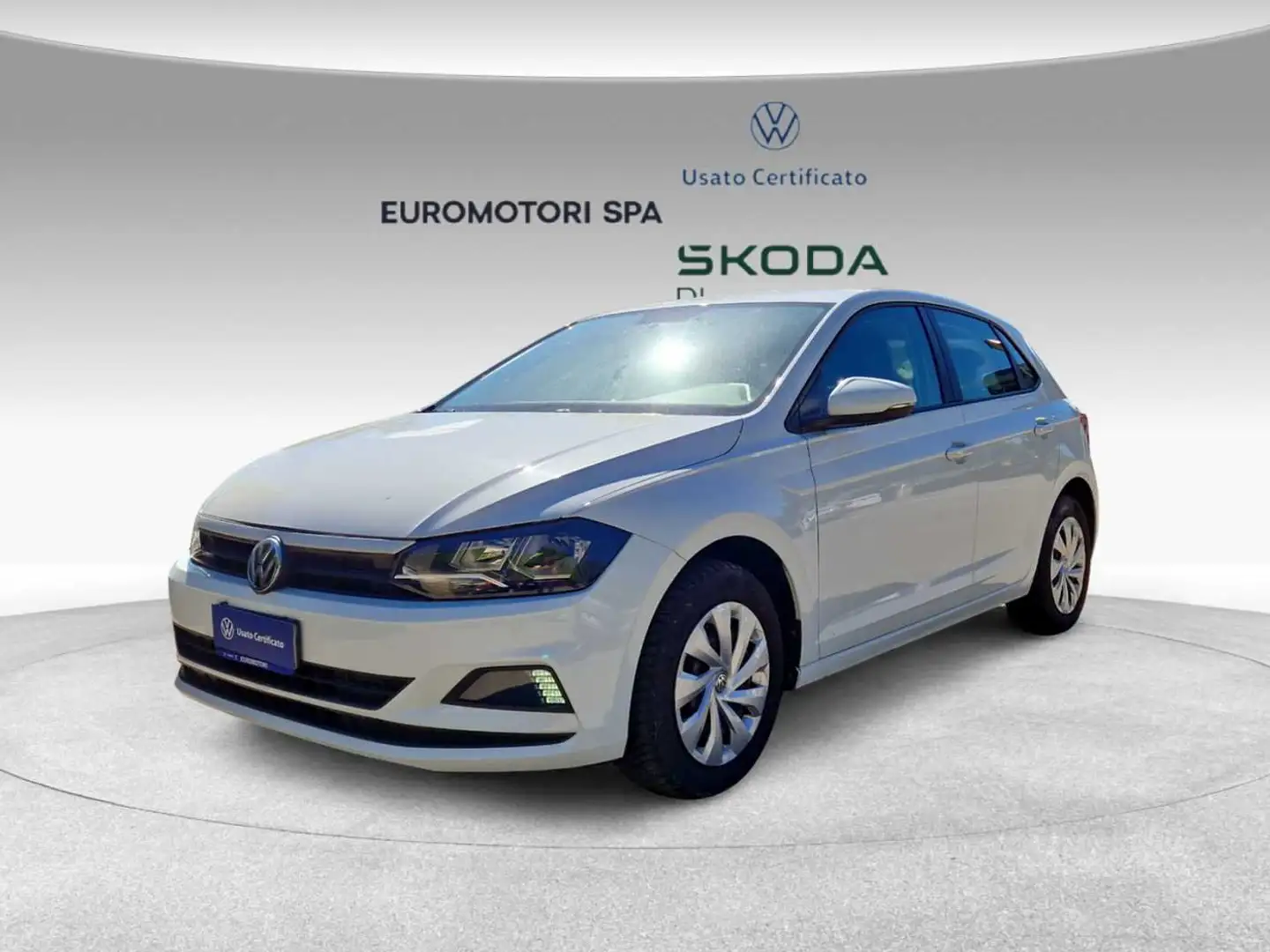 Volkswagen Polo 6ª serie 1.0 EVO 5p. Trendline BlueMotion Technol Bianco - 1