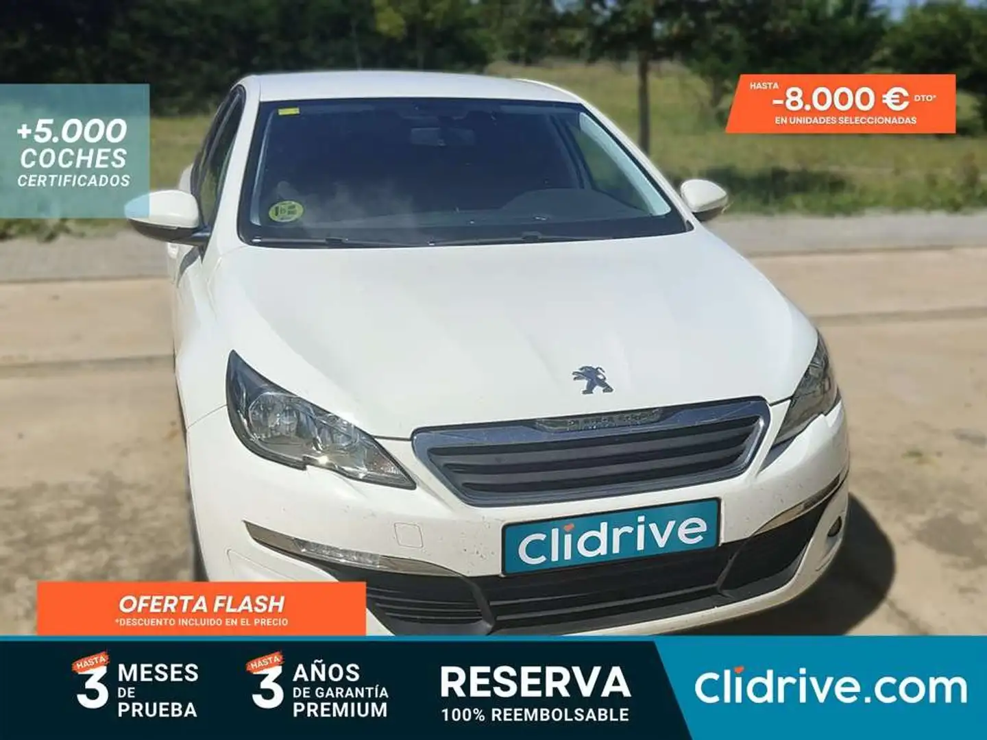 Peugeot 308 Nuevo 5p Access 1.6 HDi 92 FAP Blanco - 2