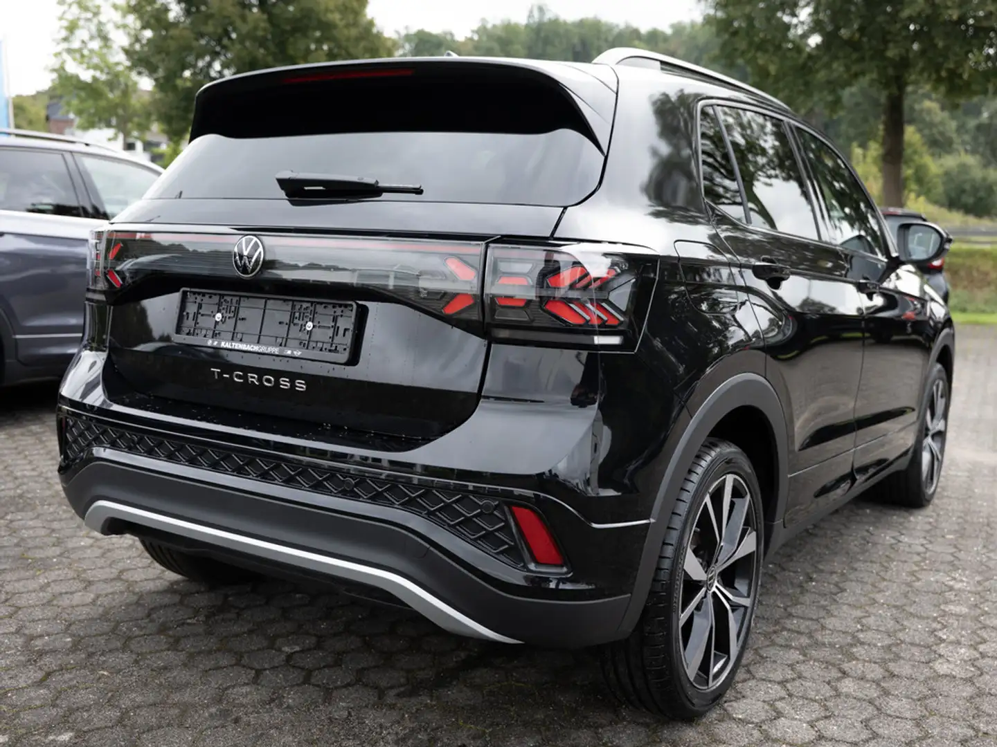 Volkswagen T-Cross 1.0 TSI R-Line AHK ACC NAVI KAMERA Negro - 2