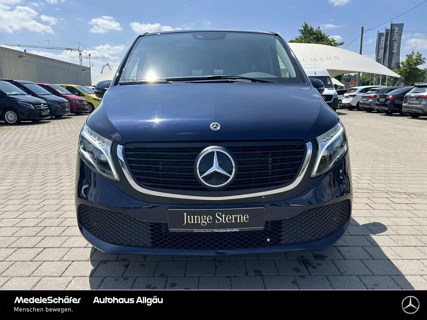 Mercedes-Benz EQV 300 EQV 300 AVANTGARDE Lang LED 7 STIZE LEDER KAMERA Bleu - 2