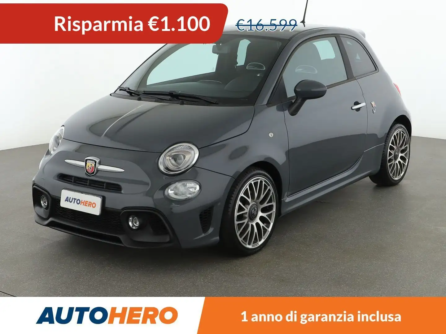 Abarth 595 1.4 Turbo 145 CV Grigio - 1