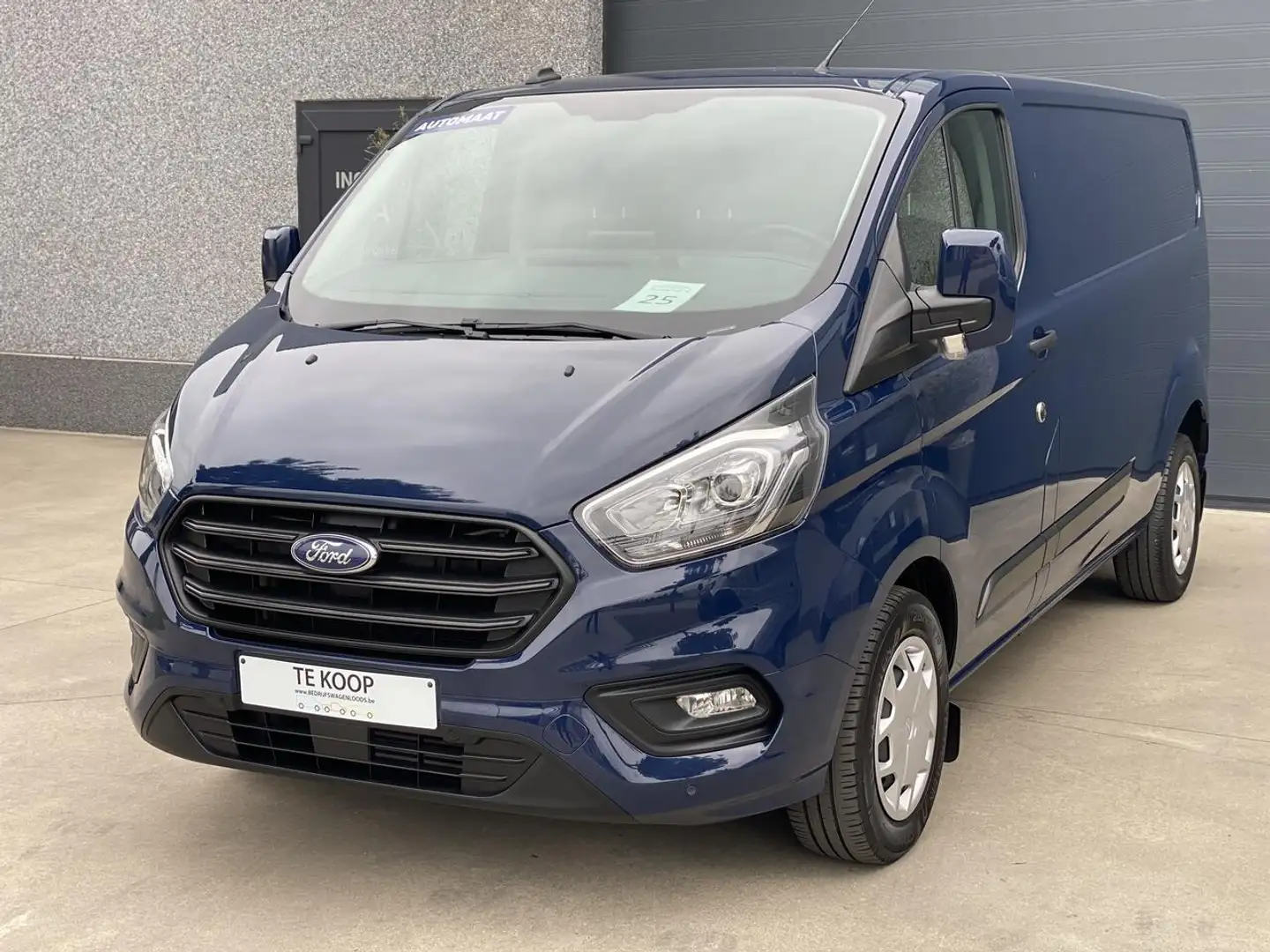 Ford Transit Custom AUTOMAAT L2-airco-GPS-23900+BTW Bleu - 1