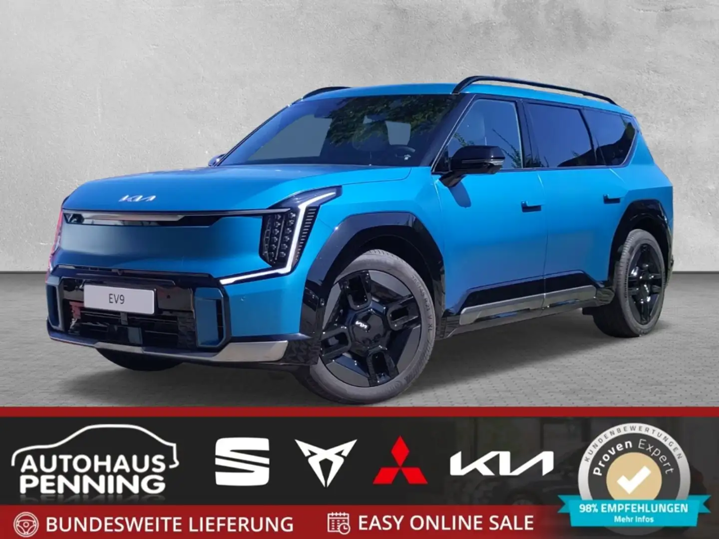 Kia EV9 99.8 kWh GTL / UPE: 87.370,- € / LAUNCH ED. HUD PA Kék - 1