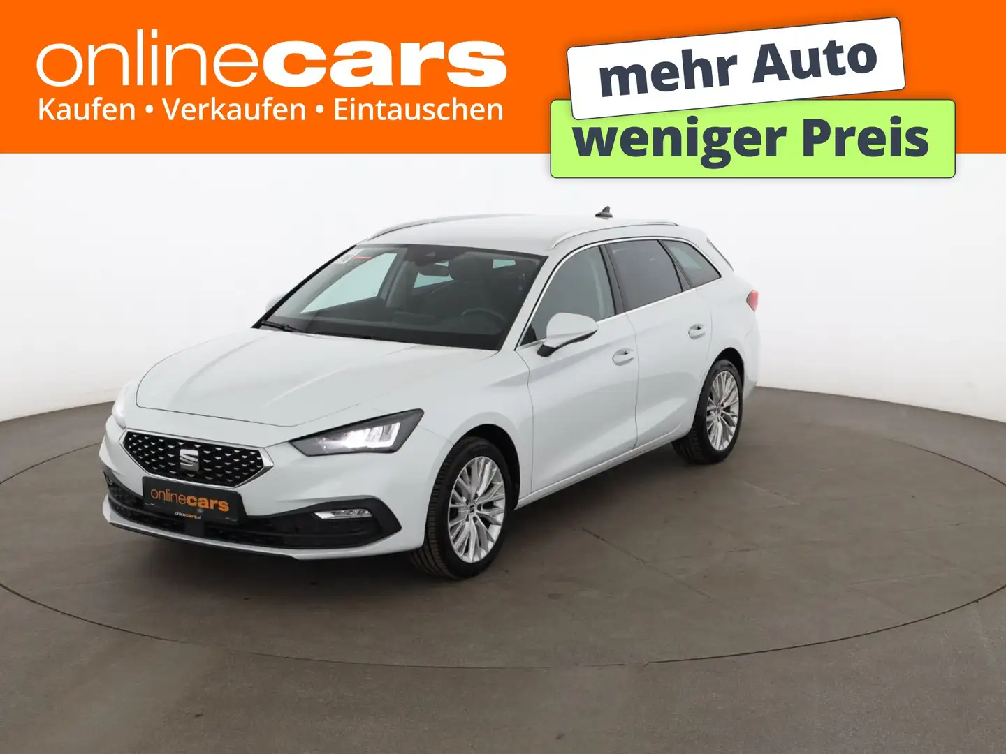 SEAT Leon SP 2.0 TDI Xcellence Aut LED RADAR NAV R-CAM Weiß - 1