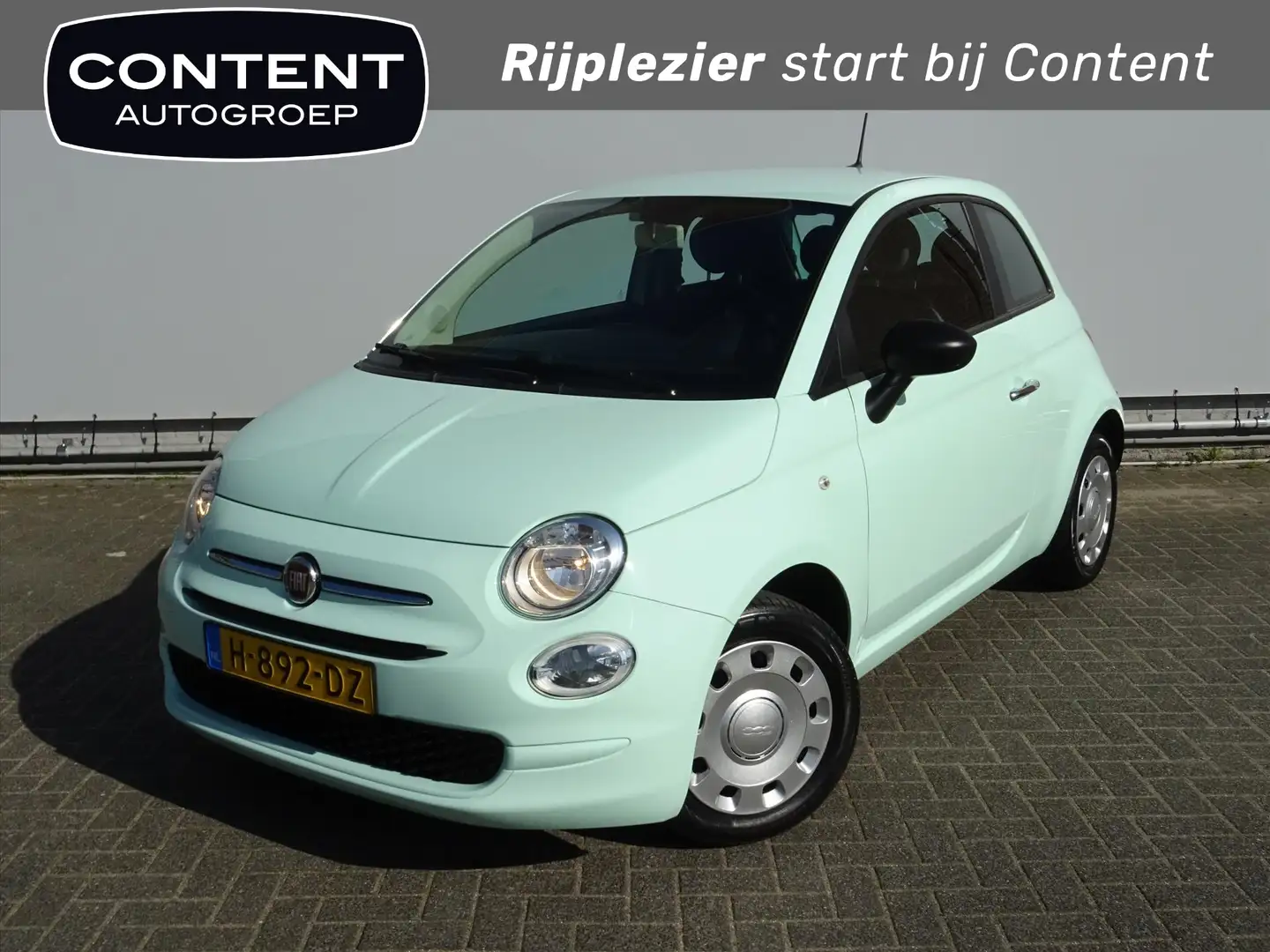 Fiat 500 1.2 69pk Young / 50.000 KM !!! Groen - 1