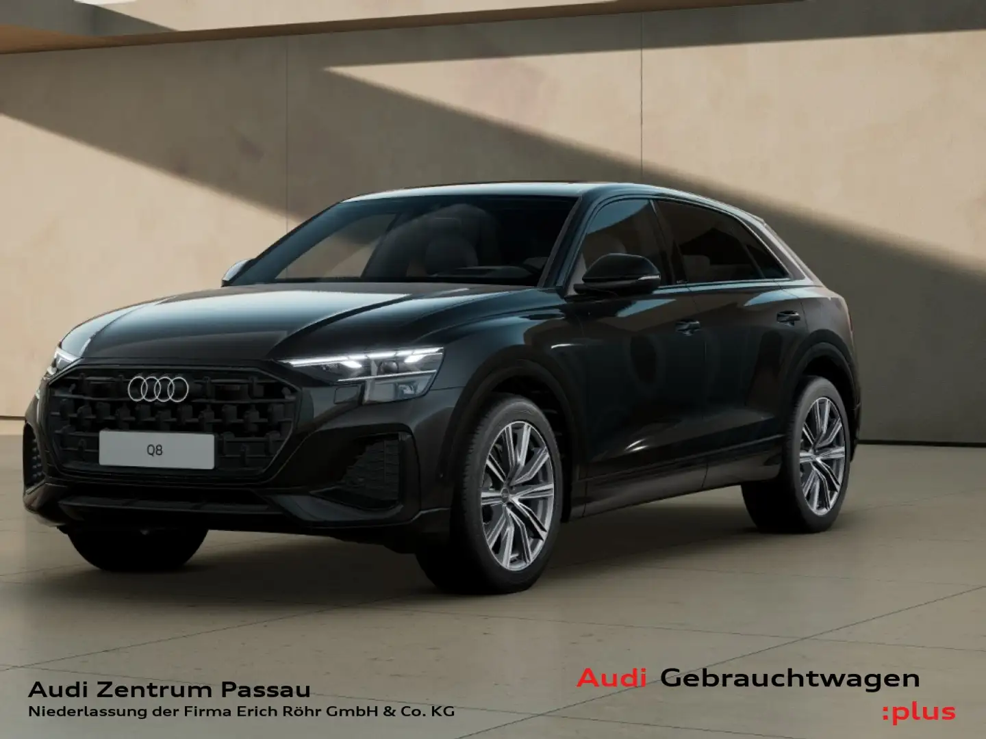 Audi Q8 50 TDI quattro MATRIX AHK PANO HEAD-UP Schwarz - 1