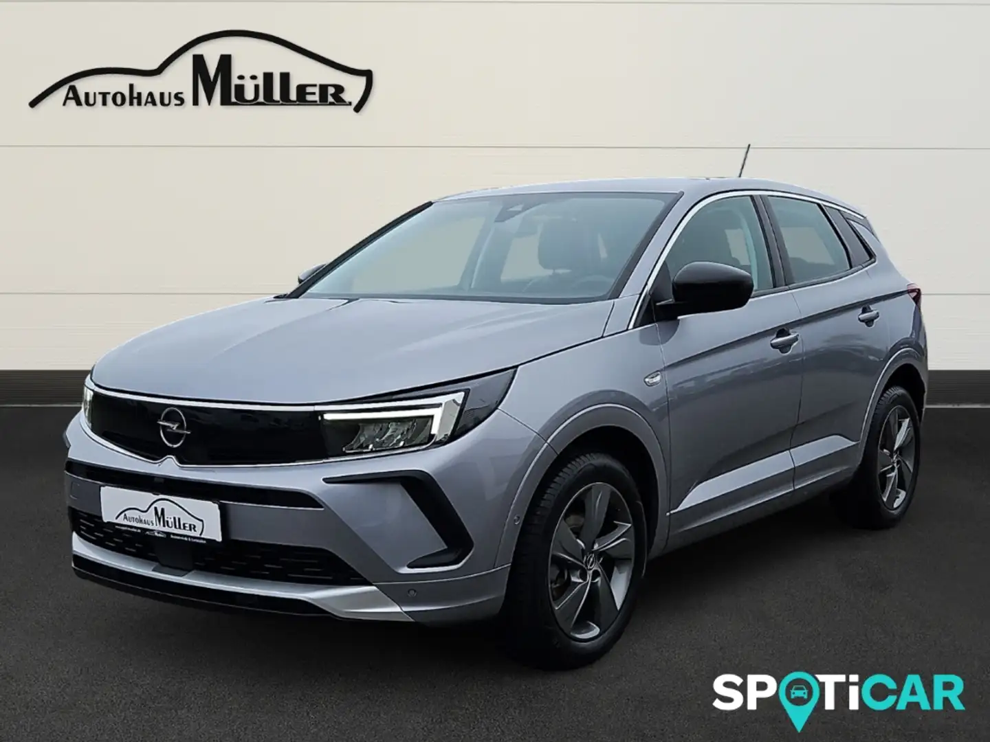 Opel Grandland Enjoy 1.2 Turbo +Sitzhzg.+Lenkradhzg.+CarPlay Grau - 1