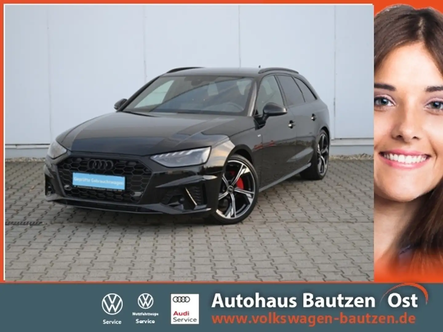 Audi A4 Avant 40 TFSI S-tr. S line COMPETITION-EDITION-PL Schwarz - 1