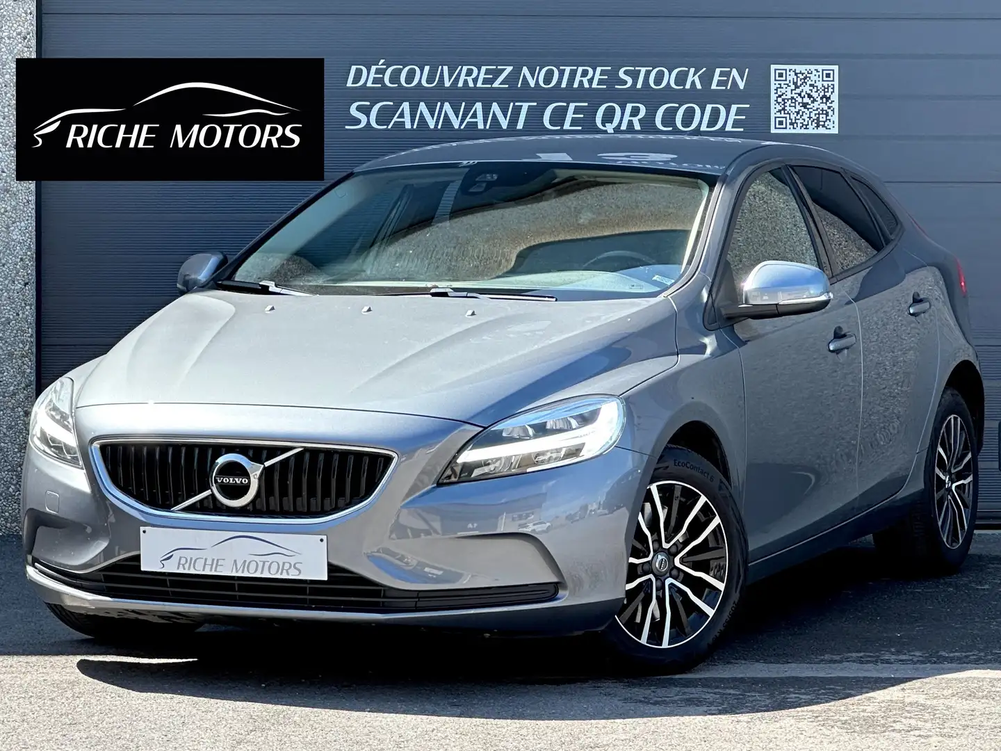 Volvo V40 1.5i GPS / Full-LED / Tel. / Cruise / Garantie Gris - 1