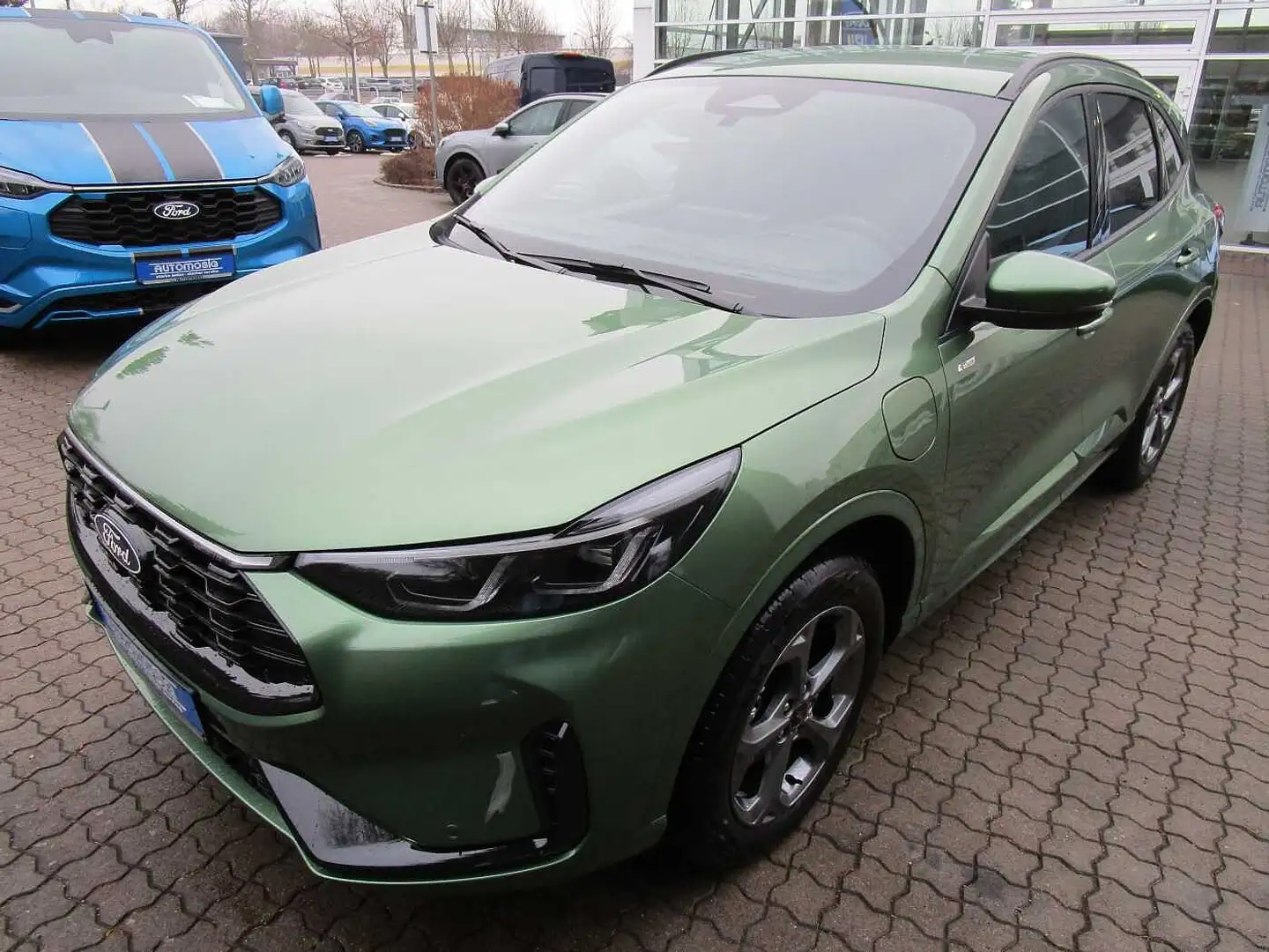 Ford Kuga Plug-in Hybrid 2.5 Duratec PHEV ST-LINE/RFK/LED Ma Grün - 2