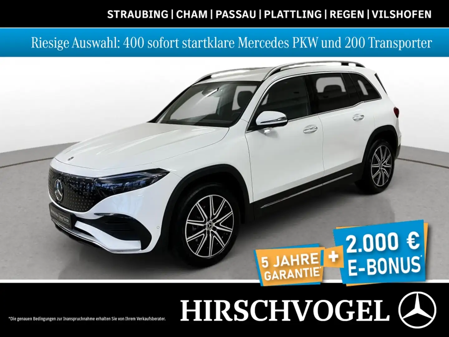 Mercedes-Benz EQB 350 4M AMG-Line+AHK+DISTRONIC+KEYLESS+360°-K Blanc - 1