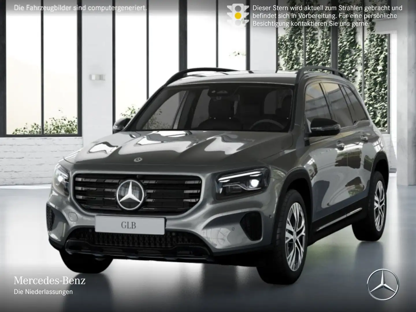 Mercedes-Benz GLB 200 PROGRESSIVE+NIGHT+360°+AHK+MULTIBEAM+TOTW Grau - 2