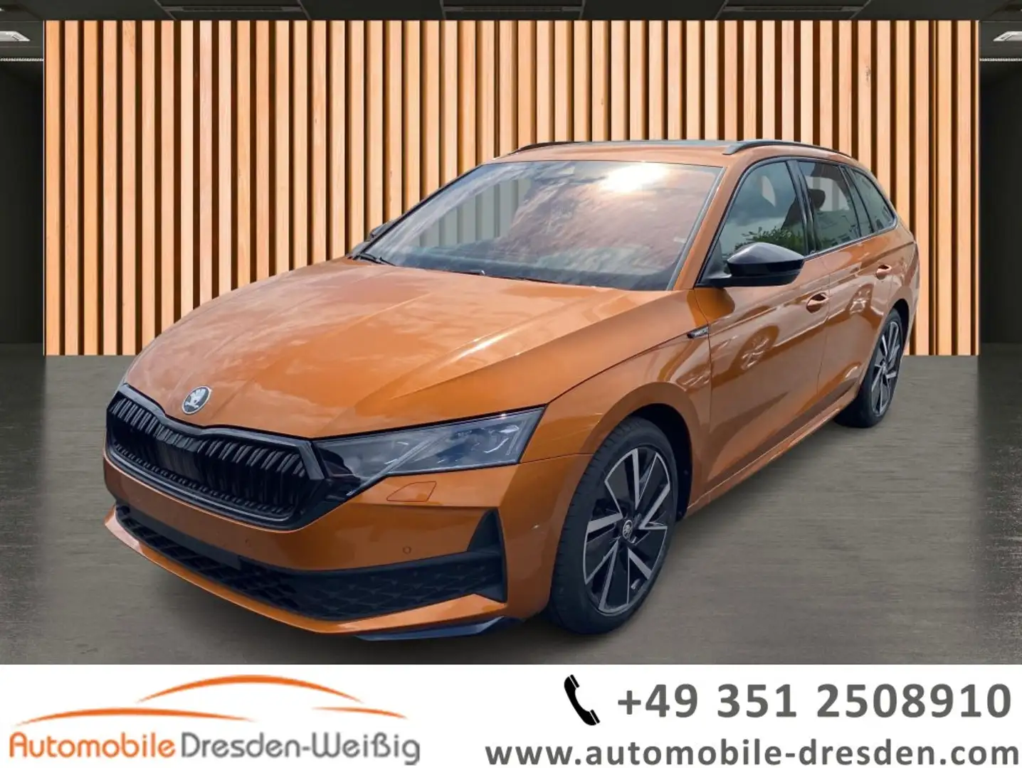 Skoda Octavia Combi 2.0TDI DSG Sportline Facelift*Pano Orange - 1