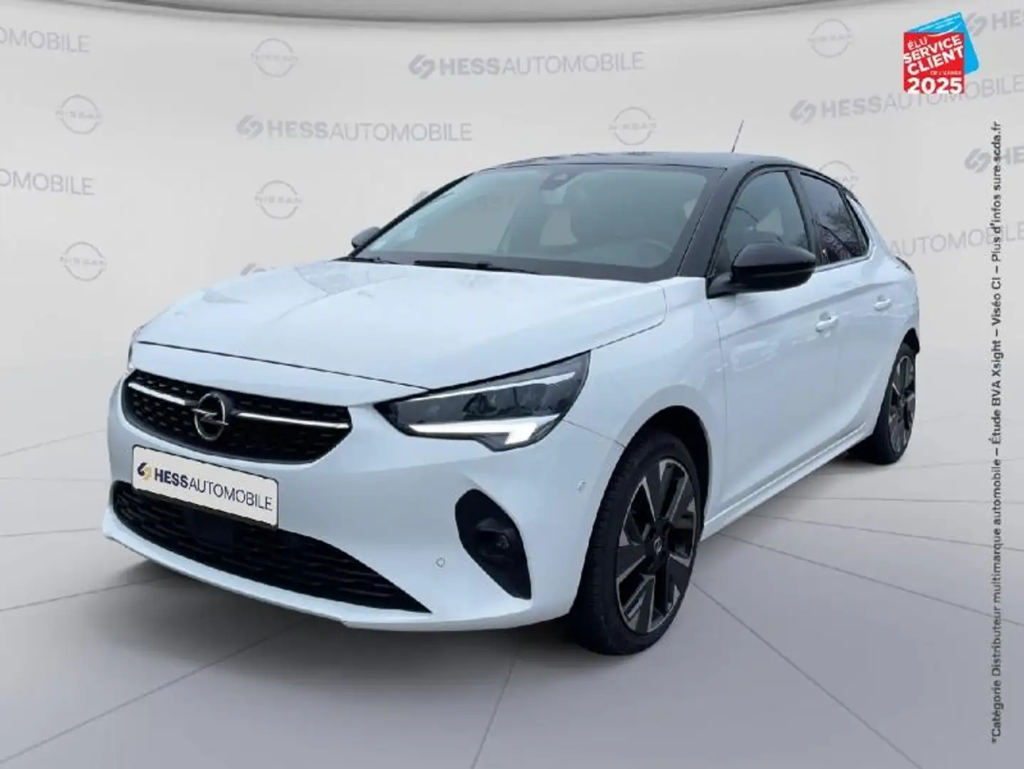 Opel Corsa-e CORSA-E 136CH ELEGANCE GPS CAMERA CARPLAY Blanc - 1