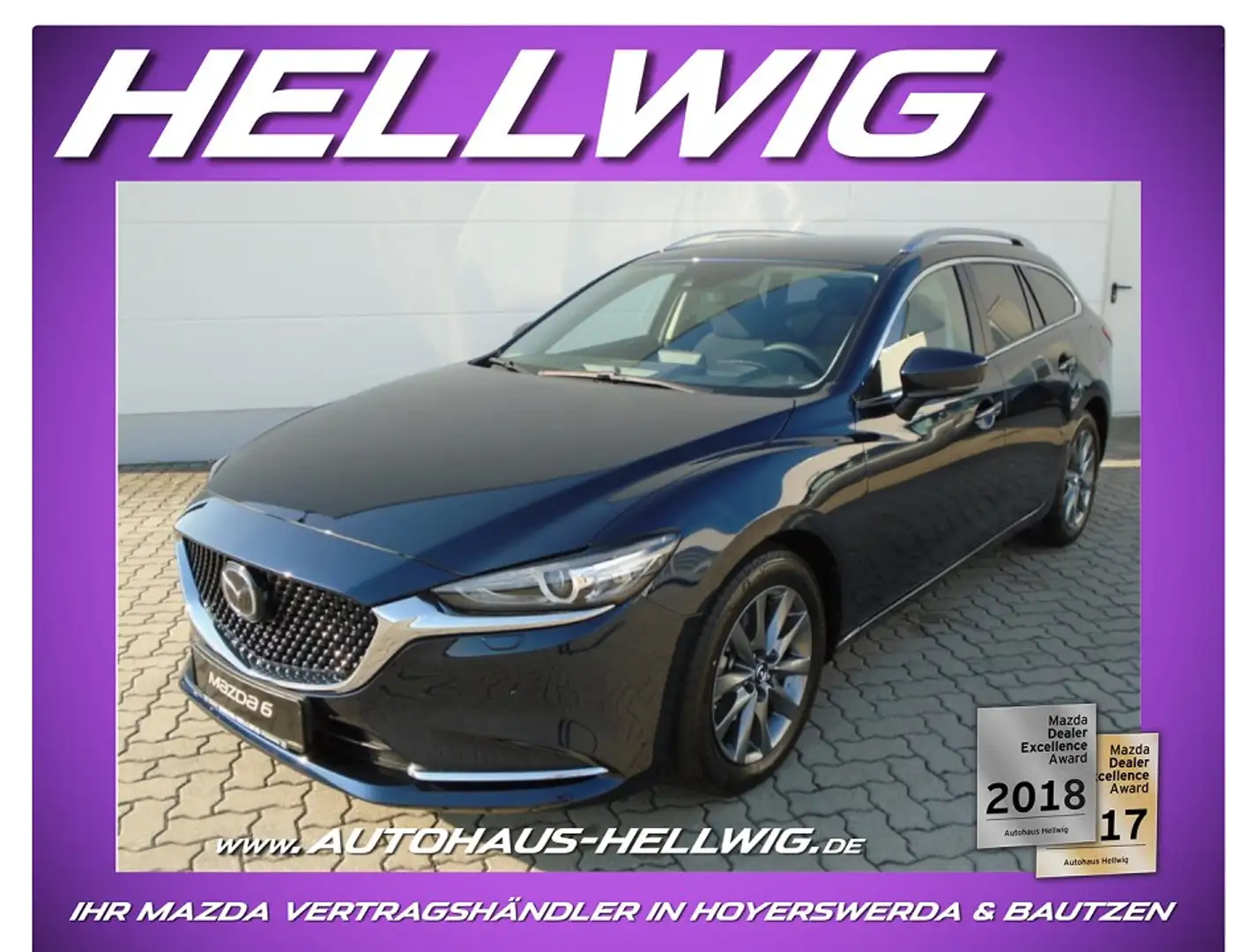 Mazda 6 Kombi 2.0l (165 PS) Center-Line 360° Kamera Navi N Weiß - 1