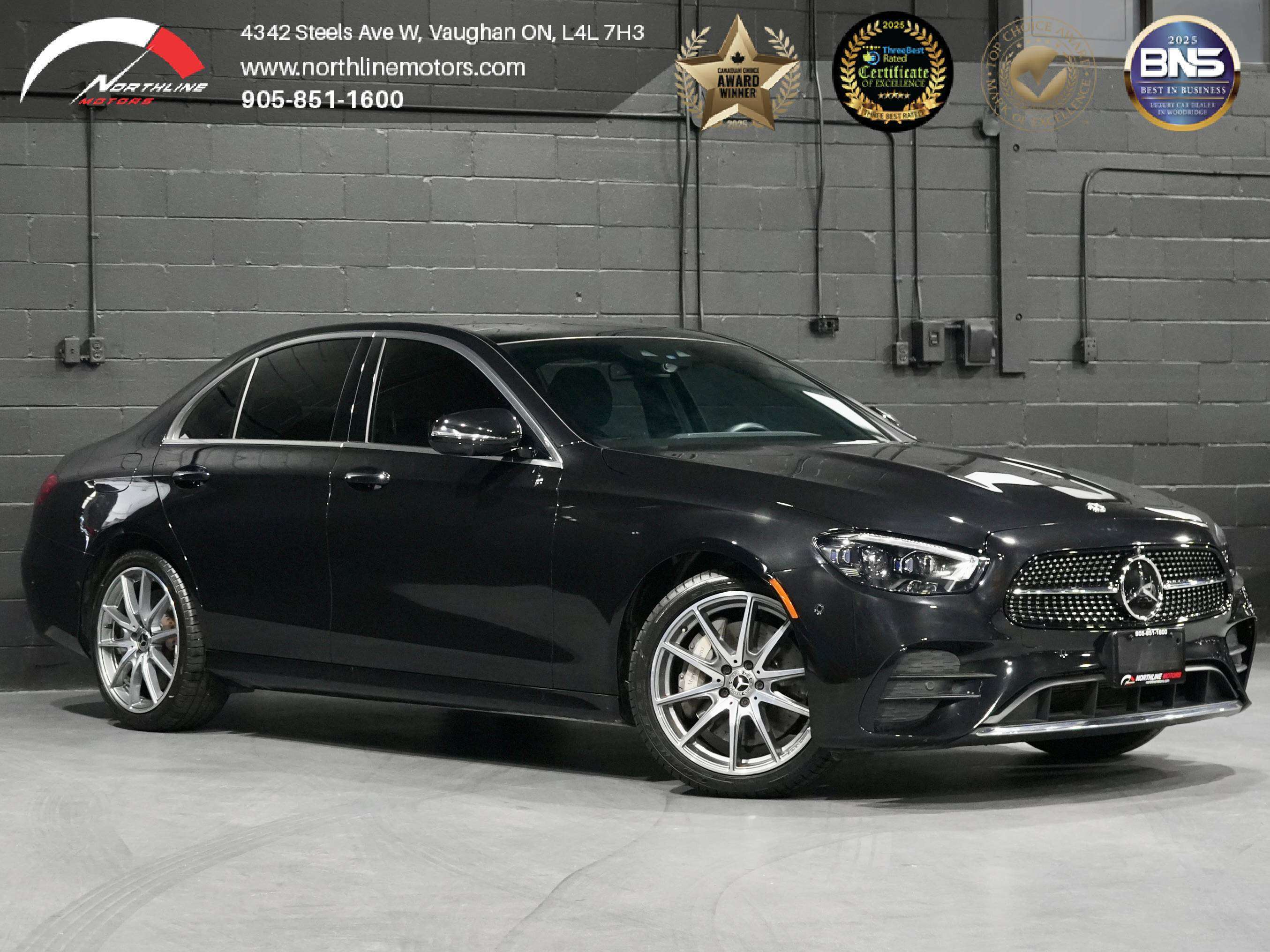 Black 2021 Mercedes-Benz E-Class Sedan All-Wheel Drive Automatic