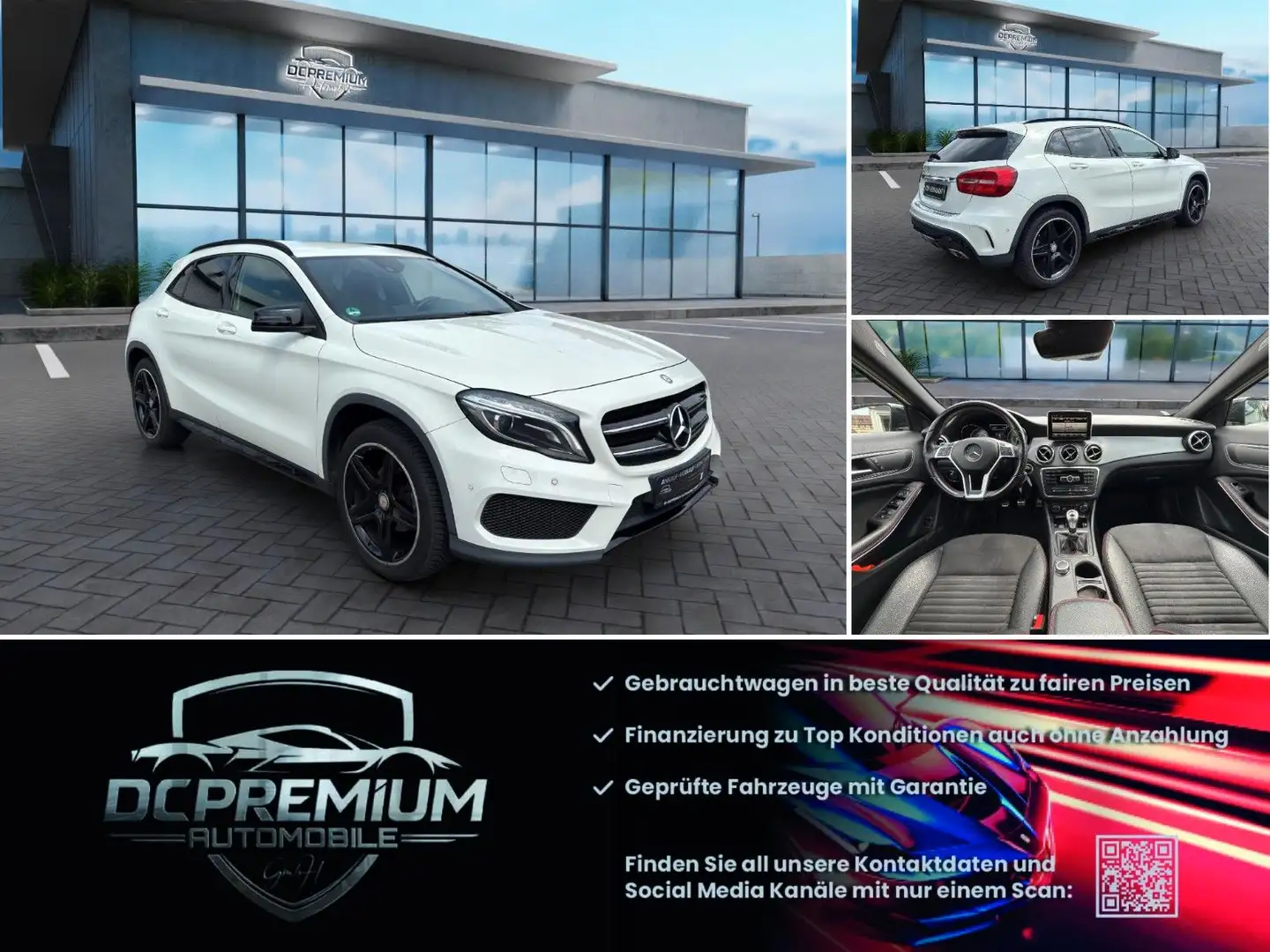 Mercedes-Benz GLA 200 GLA AMG+ Night Palet, LED,Leder,Navi Weiß - 1
